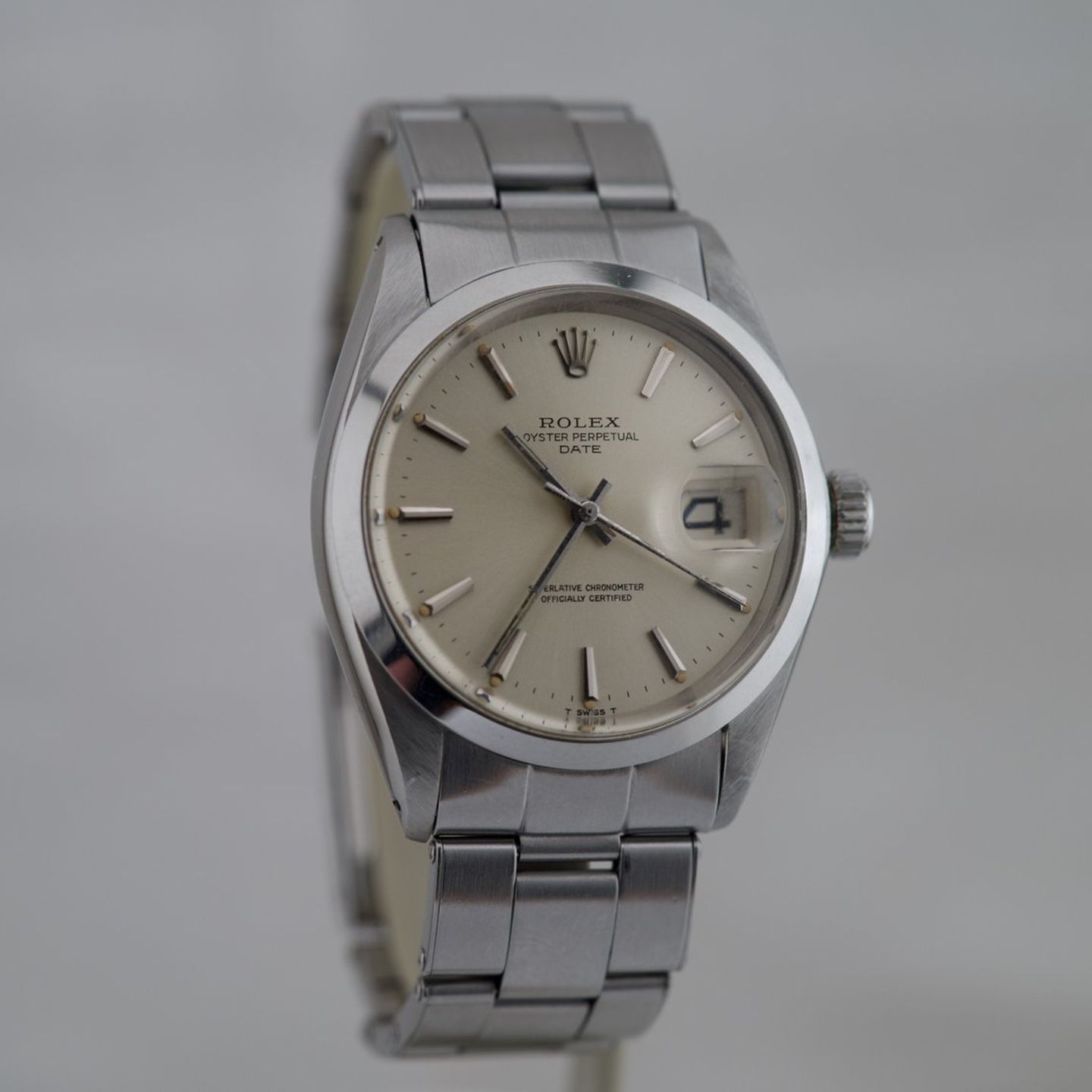 Rolex Oyster Perpetual Date 1500 (1970) - Champagne dial 34 mm Steel case (4/7)