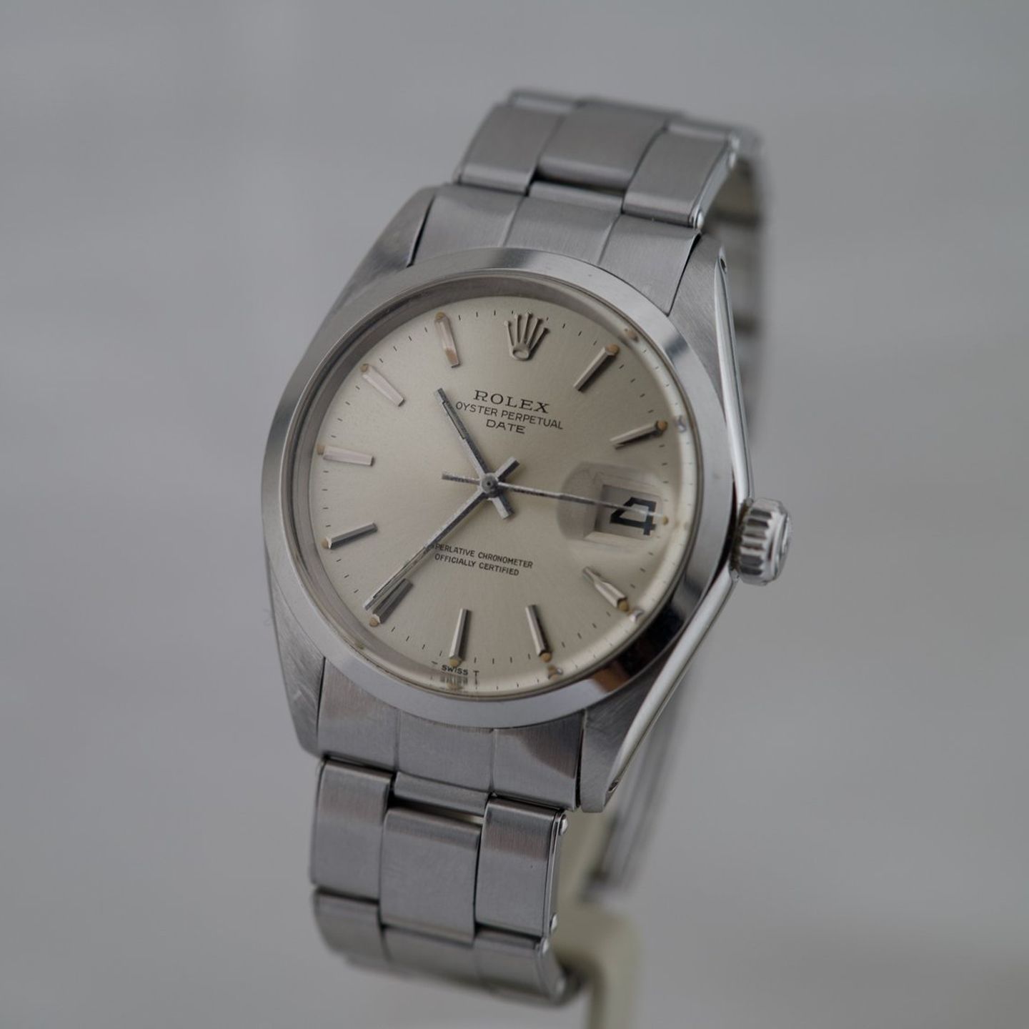 Rolex Oyster Perpetual Date 1500 (1970) - Champagne dial 34 mm Steel case (3/7)