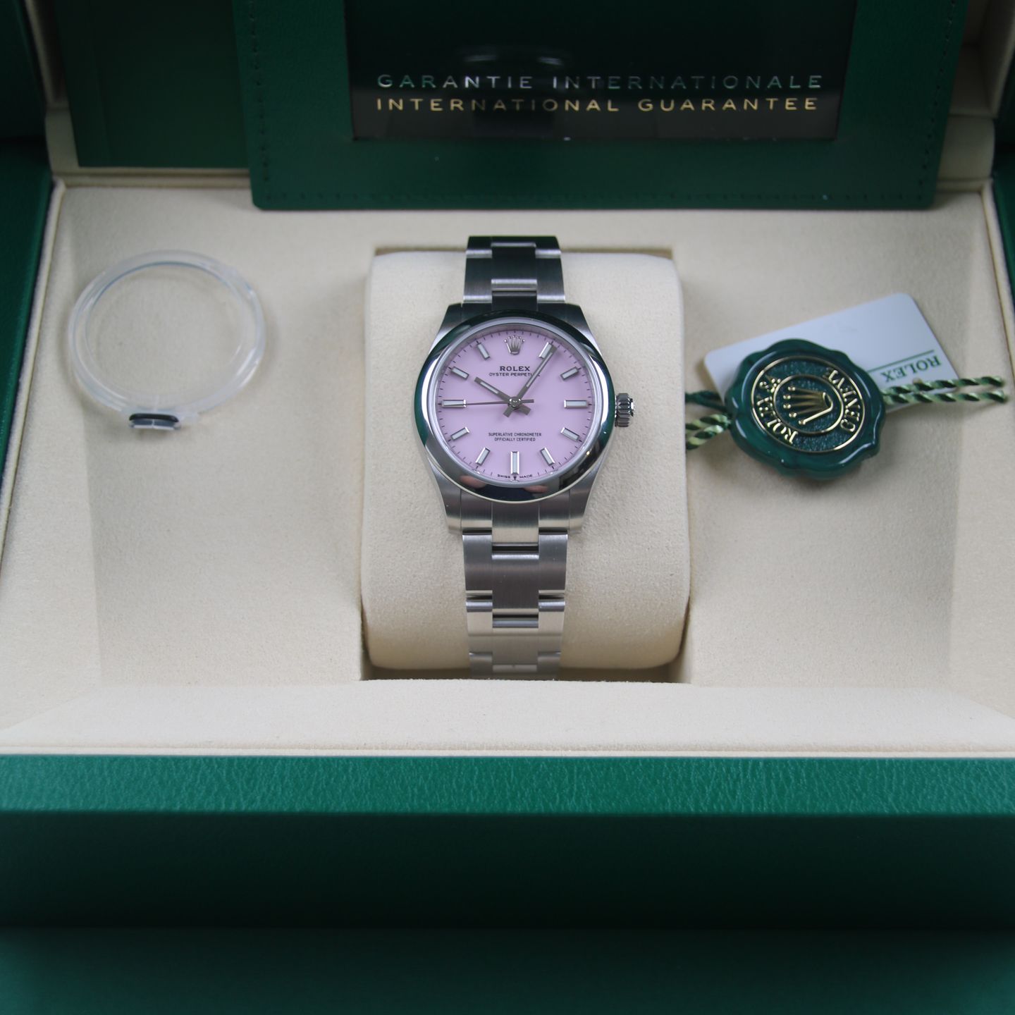 Rolex Oyster Perpetual 31 277200 (2025) - Pink dial 31 mm Steel case (8/8)