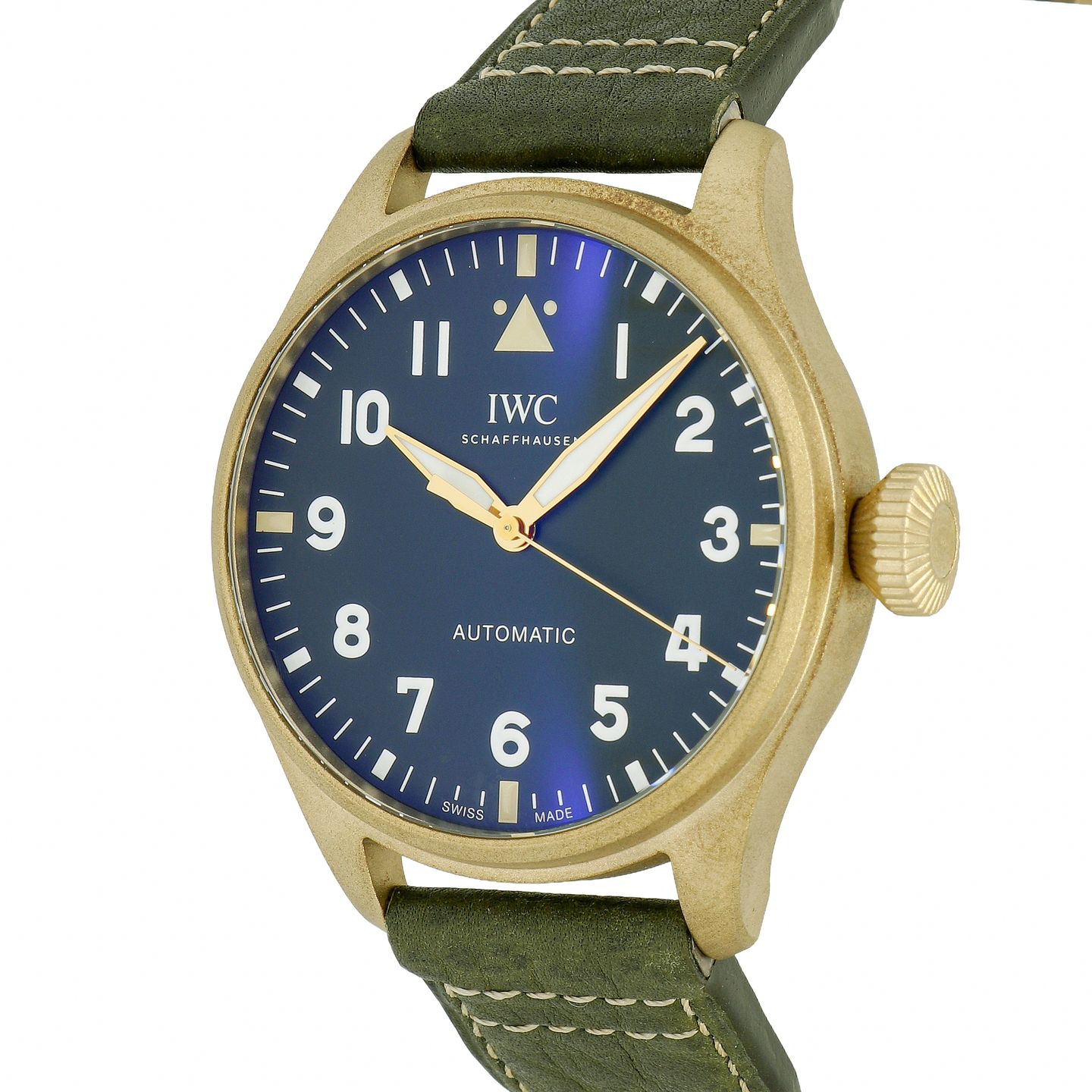 IWC Big Pilot IW329702 (2022) - Green dial 43 mm Bronze case (1/8)