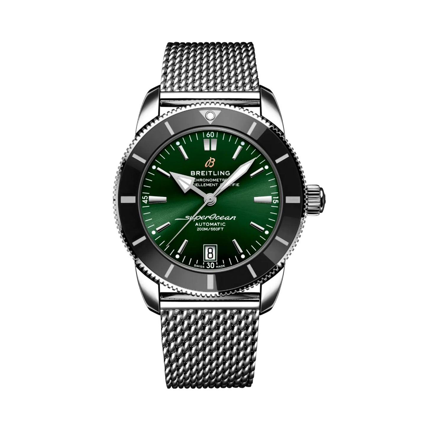 Breitling Superocean Heritage II 42 AB2010121L1A1 (2025) - Groen wijzerplaat 42mm Staal (1/1)