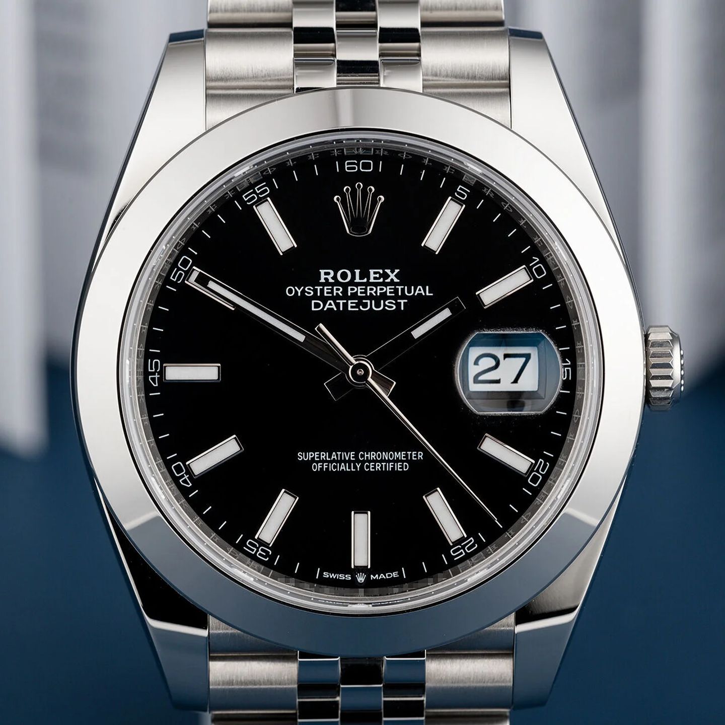 Rolex Datejust 41 126300 (2022) - Black dial 41 mm Steel case (2/5)