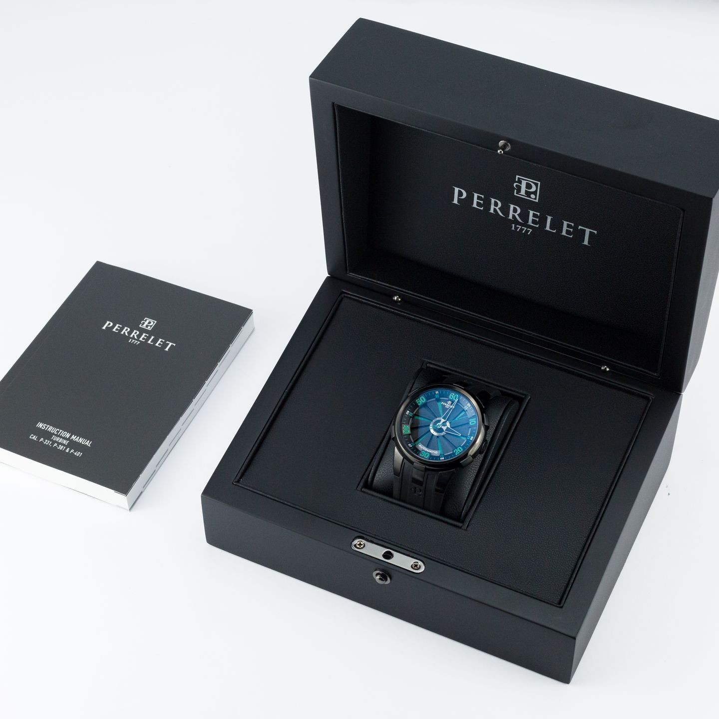 Perrelet Turbine A1051/3 (Unknown (random serial)) - Black dial 48 mm Steel case (2/8)