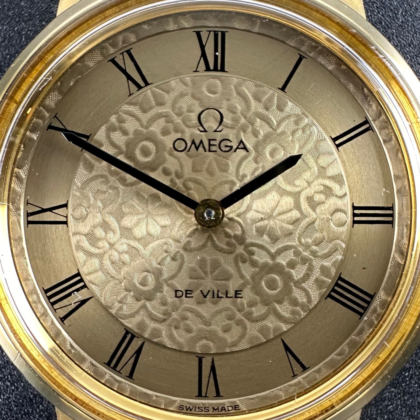 Omega De Ville 115.0001 (1971) - Gold dial 33 mm Gold/Steel case (8/8)