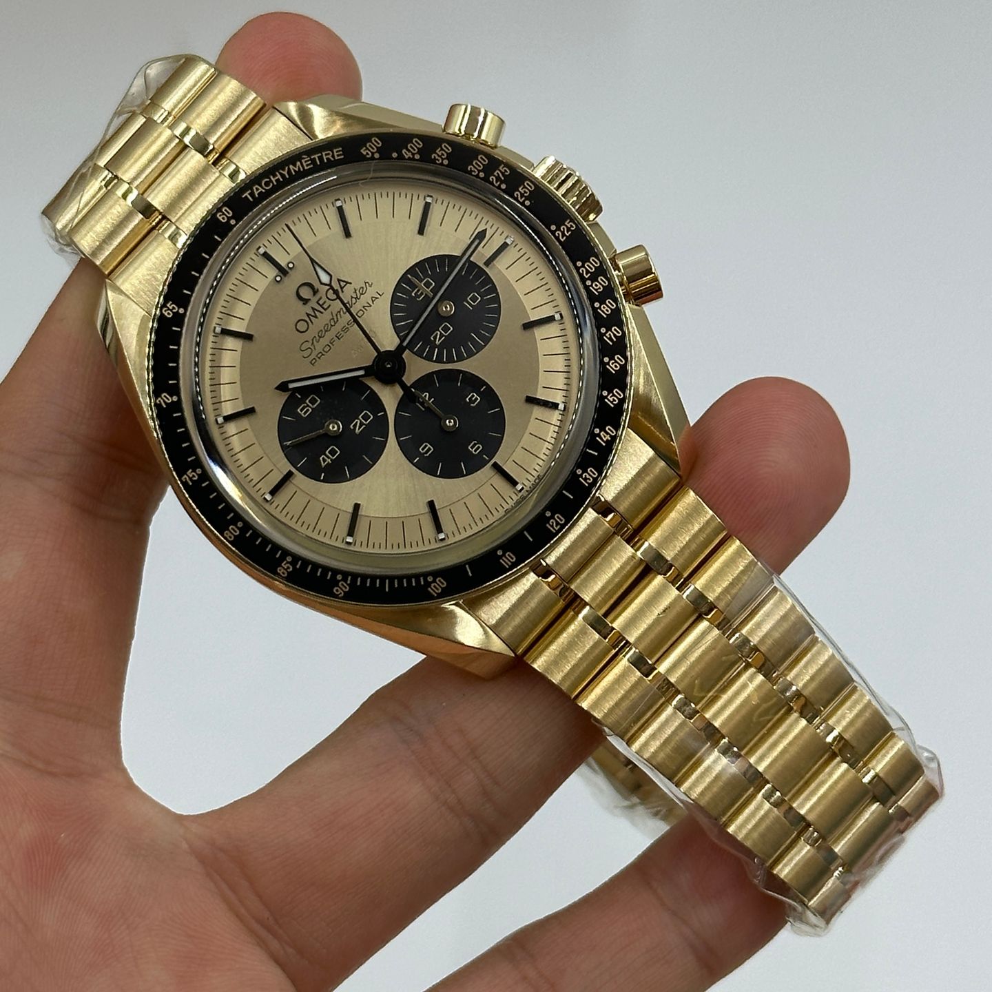 Omega Speedmaster Professional Moonwatch 310.60.42.50.99.002 (2024) - Goud wijzerplaat 42mm Geelgoud (7/8)