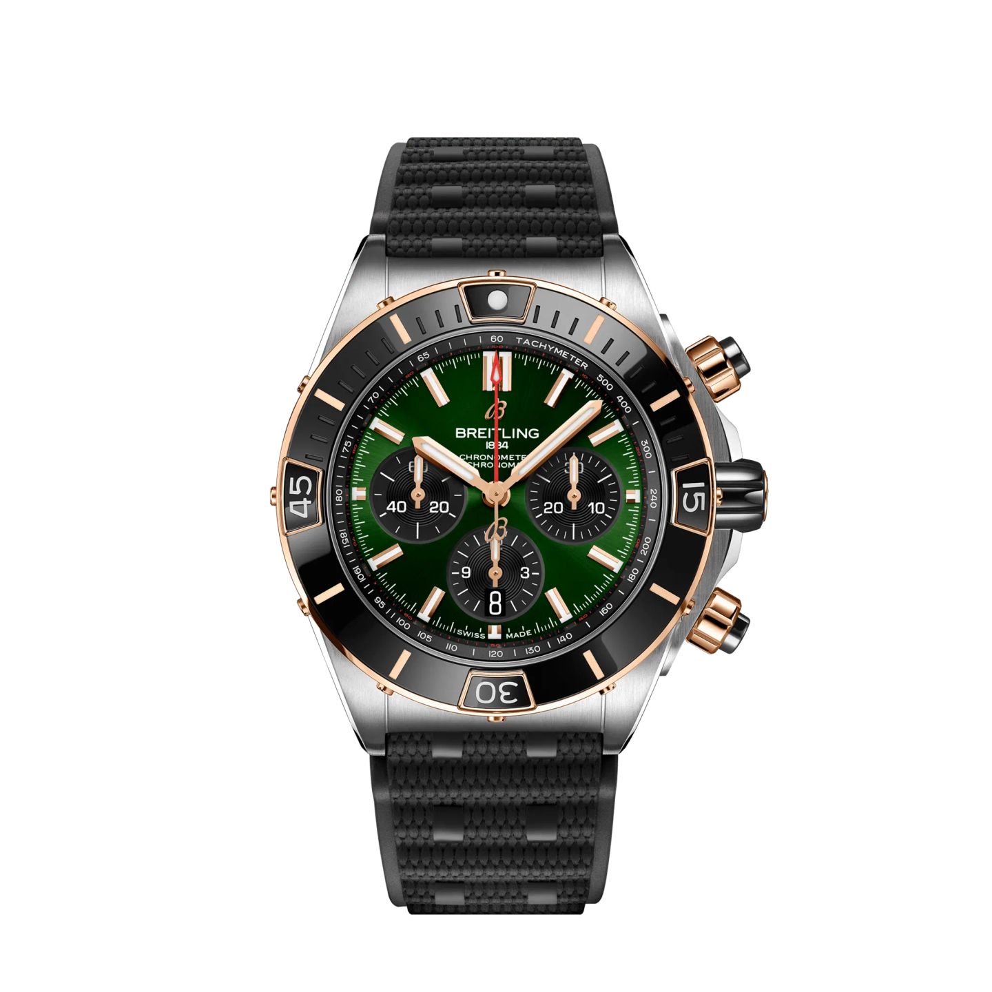 Breitling Chronomat UB0136251L1S1 (2024) - Groen wijzerplaat 44mm Staal (1/1)