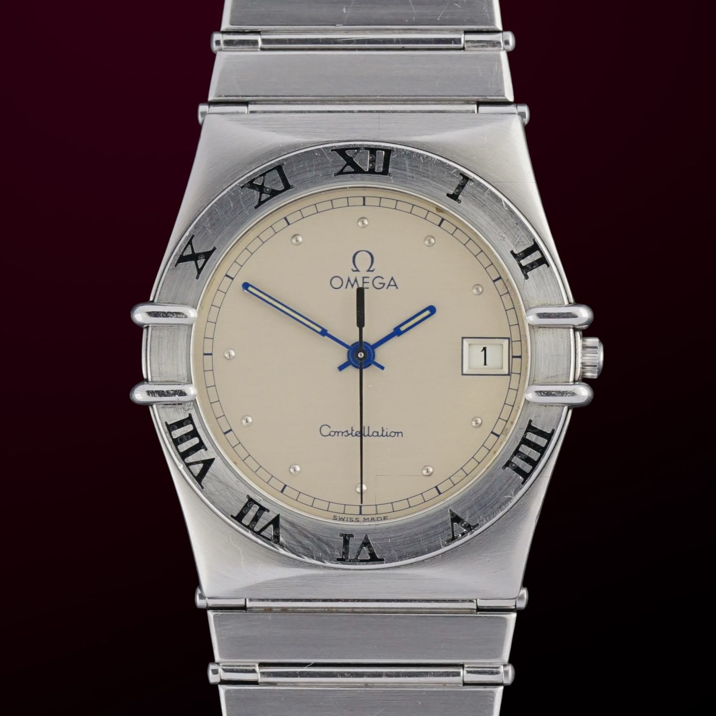 Omega Constellation 1510.30 (1986) - White dial 33 mm Steel case (1/8)