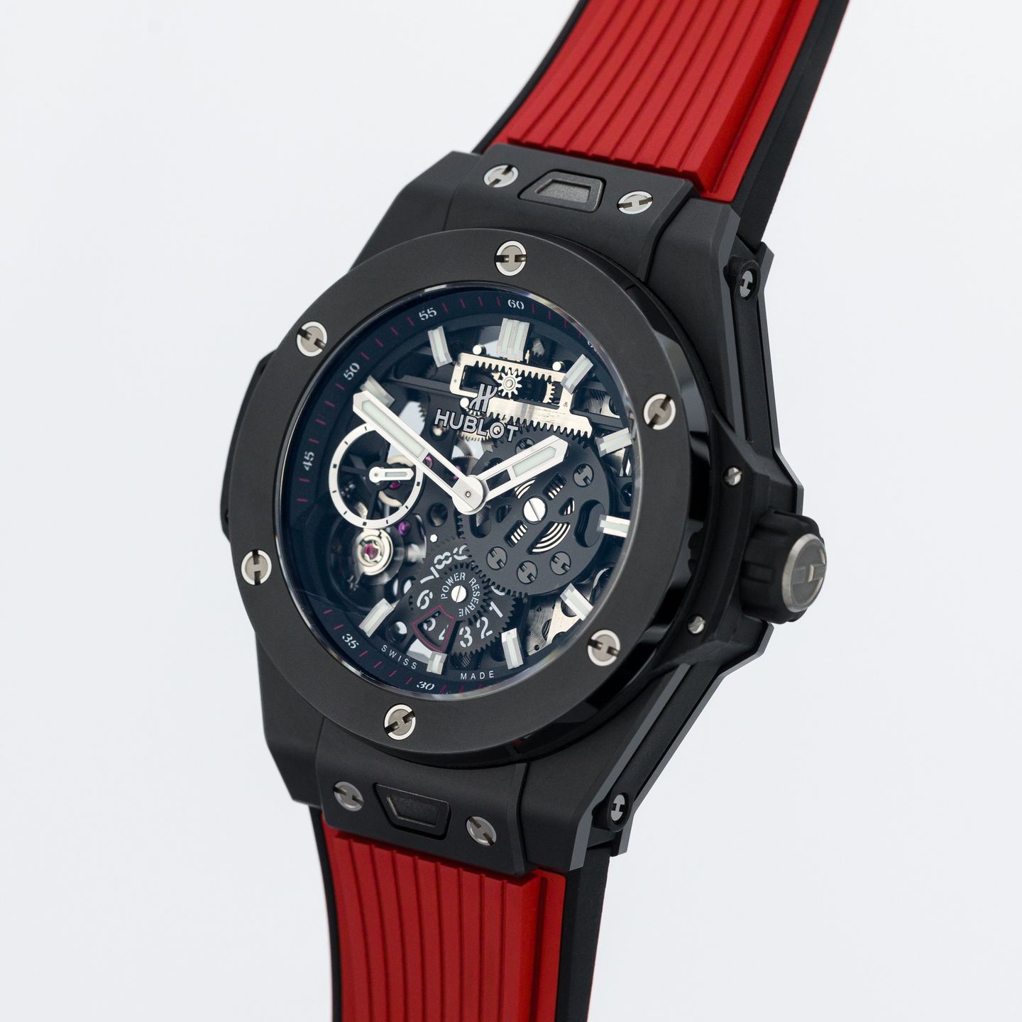 Hublot Big Bang Meca-10 414.CI.1123.RX (Unknown (random serial)) - Transparent dial 45 mm Ceramic case (2/8)