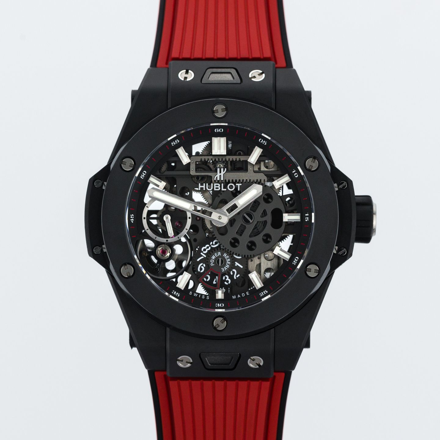Hublot Big Bang Meca-10 414.CI.1123.RX (Unknown (random serial)) - Transparent dial 45 mm Ceramic case (1/8)