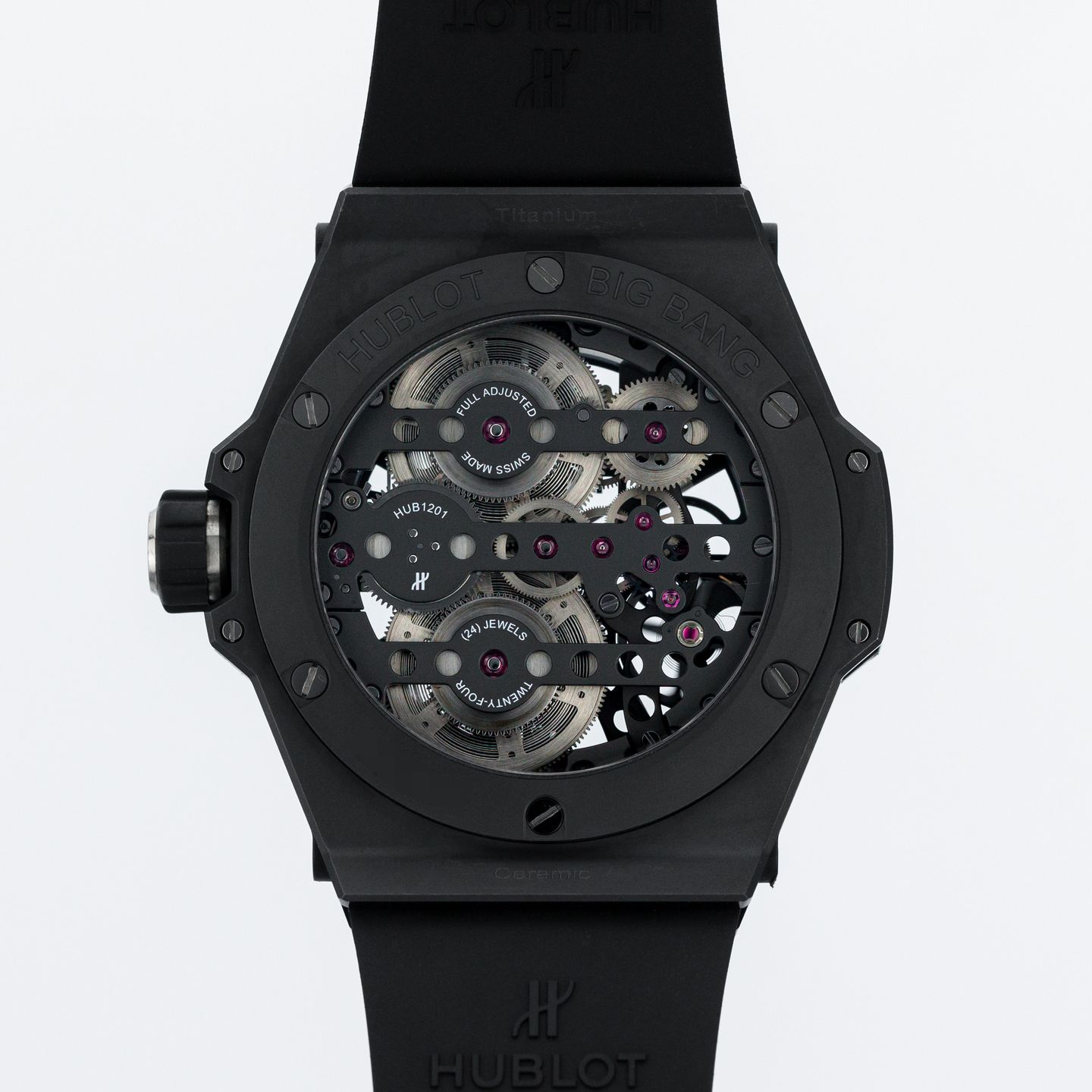 Hublot Big Bang Meca-10 414.CI.1123.RX (Unknown (random serial)) - Transparent dial 45 mm Ceramic case (4/8)