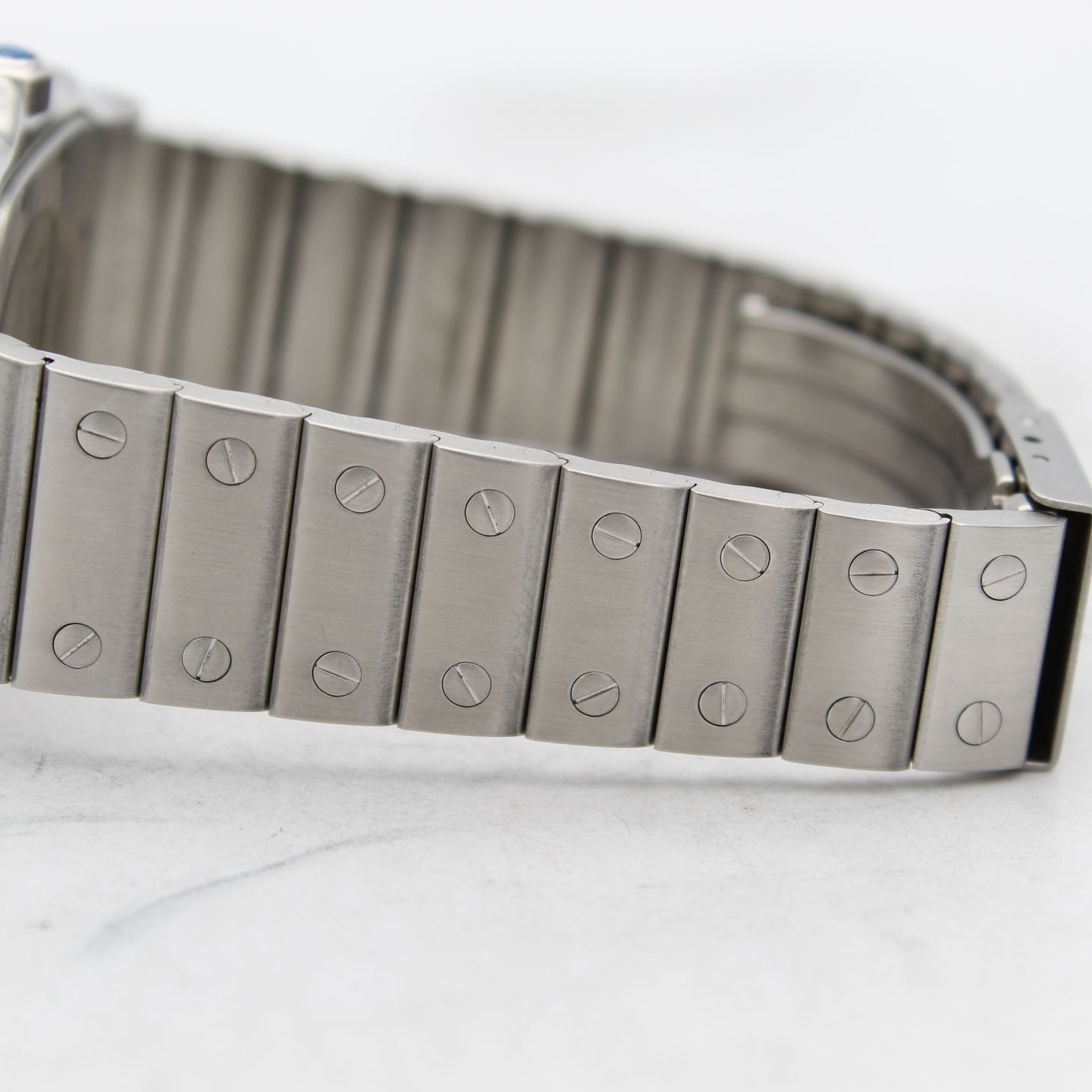 Cartier Santos Galbée 1564 (1995) - Beige dial 29 mm Steel case (4/8)