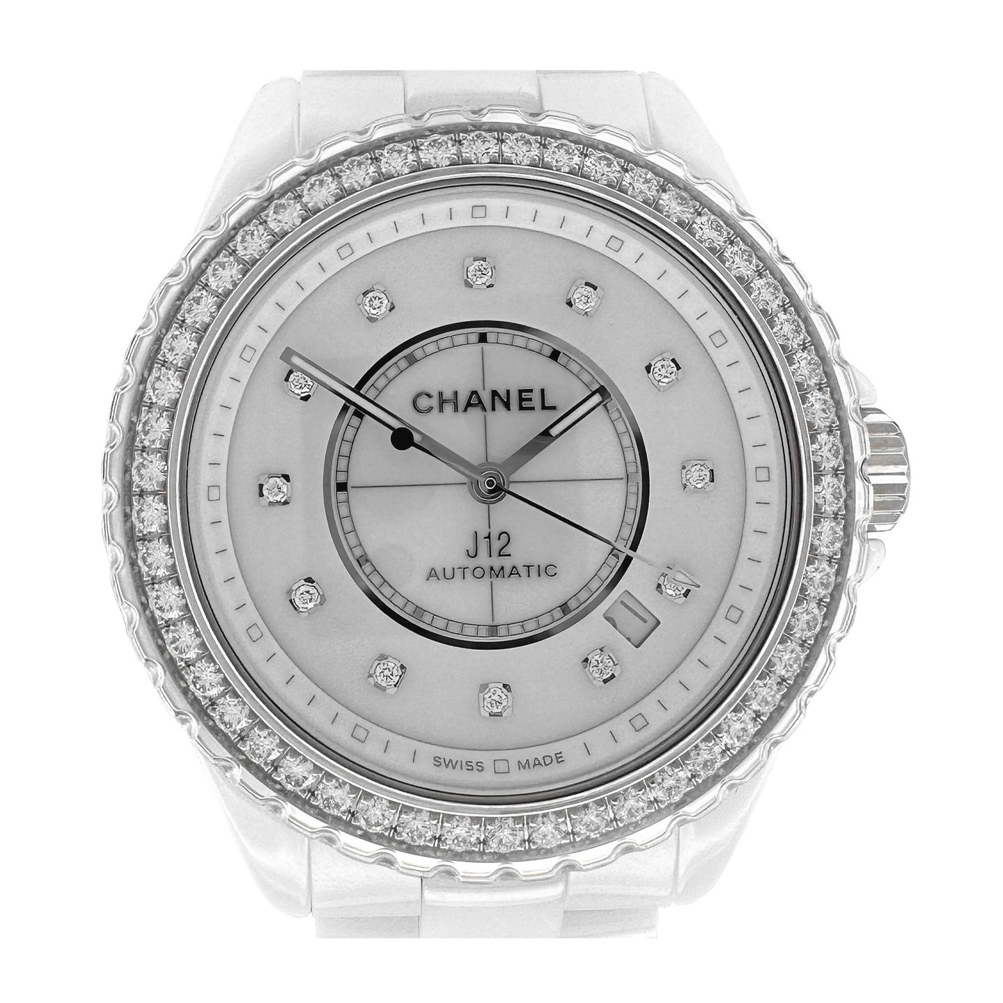 Chanel J12 H7189 (2023) - White dial 38 mm Ceramic case (1/8)