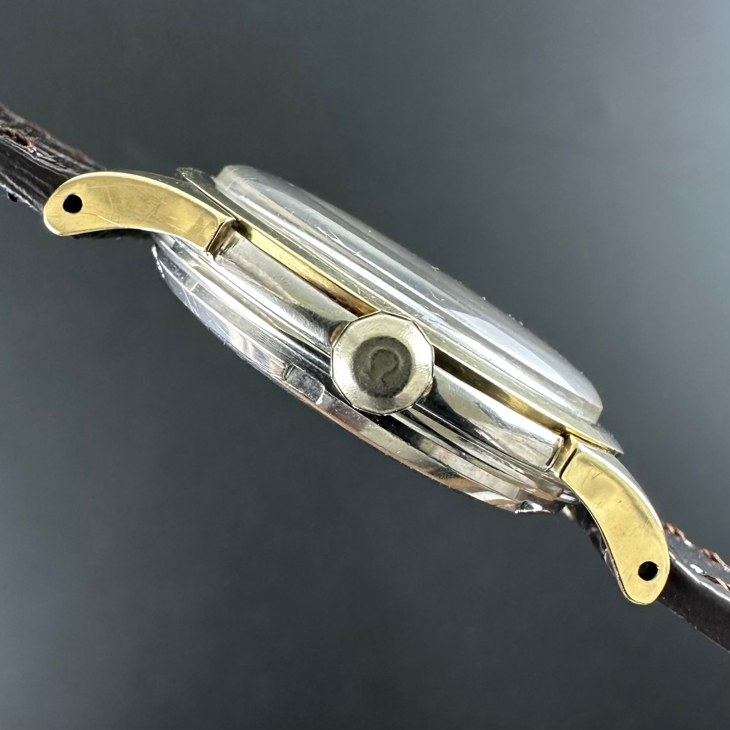 Omega Constellation 2652 (1952) - Wit wijzerplaat 35mm Goud/Staal (5/8)