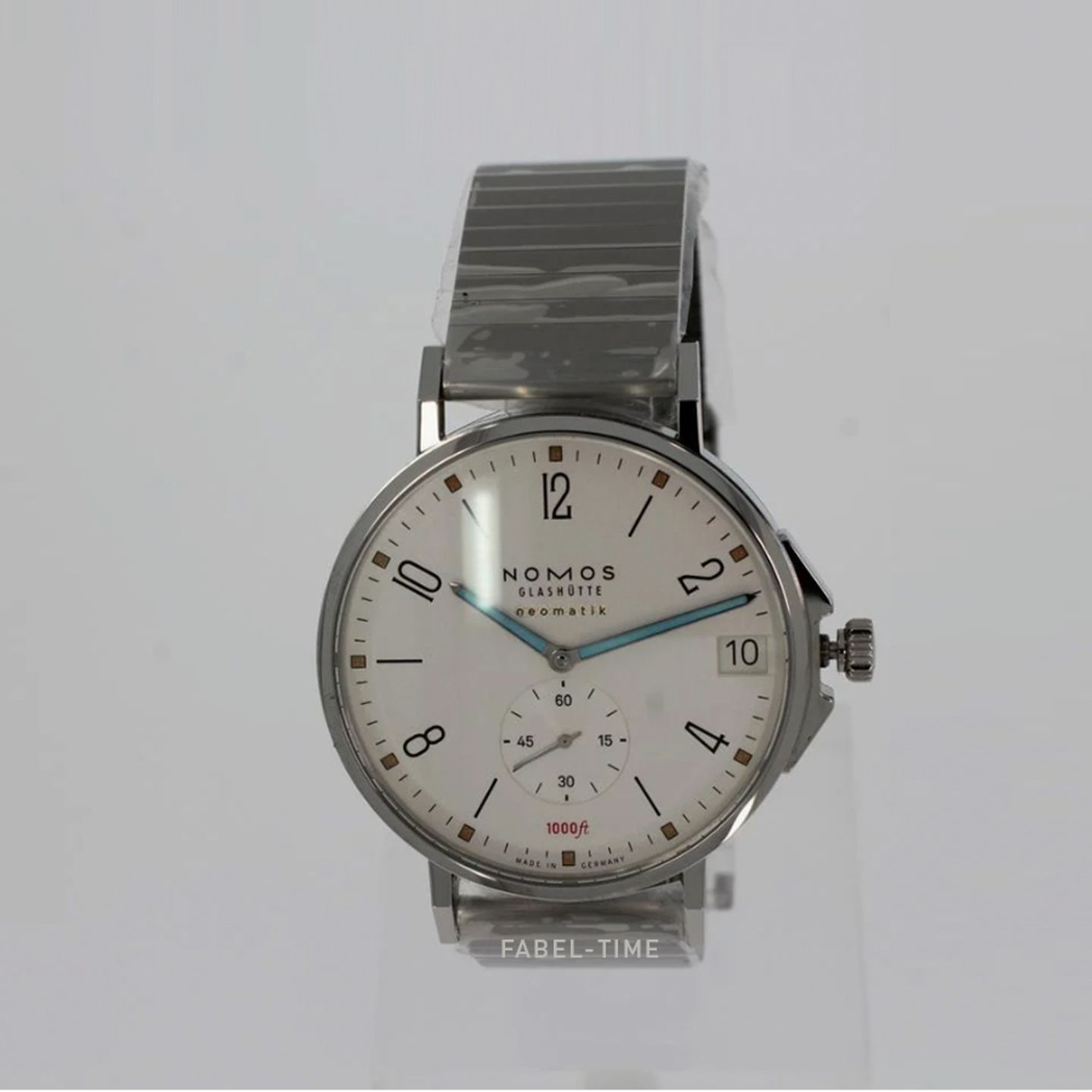 NOMOS Tangente Neomatik 580 (2024) - Wit wijzerplaat 42mm Staal (1/1)