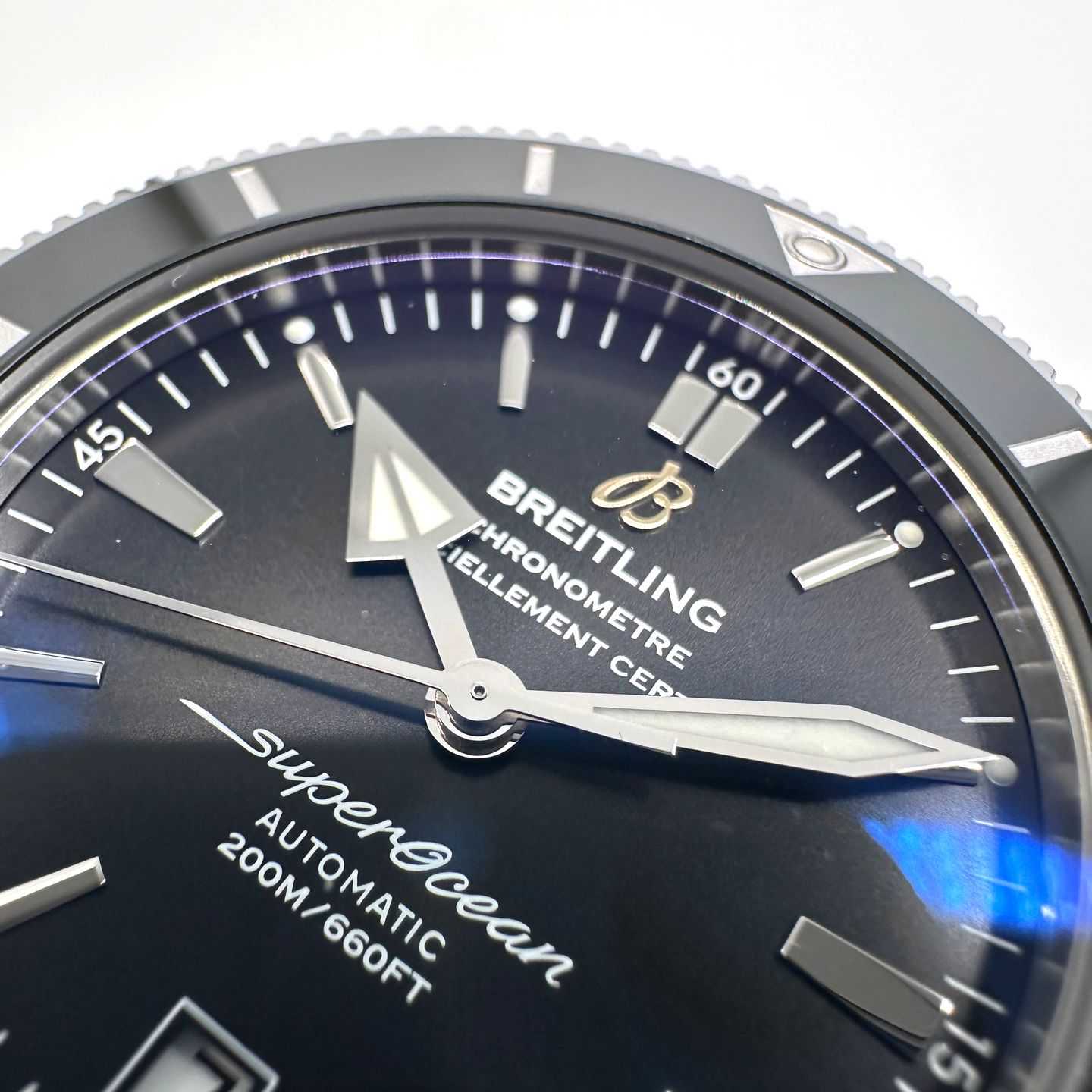 Breitling Superocean AB201012 (2018) - Zwart wijzerplaat 42mm Staal (8/8)