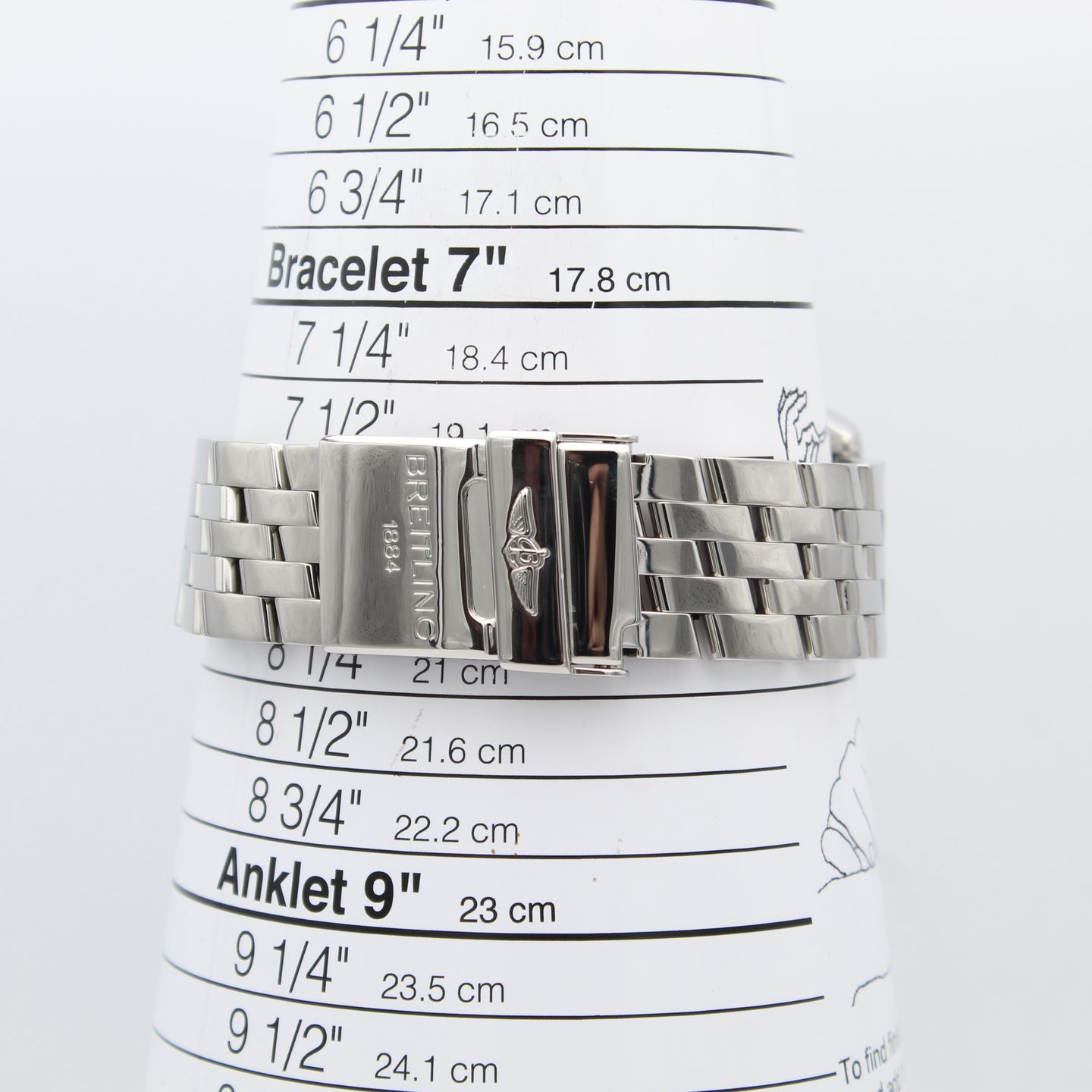Breitling Chronomat Evolution A13356 (Unknown (random serial)) - Black dial 48 mm Steel case (8/8)