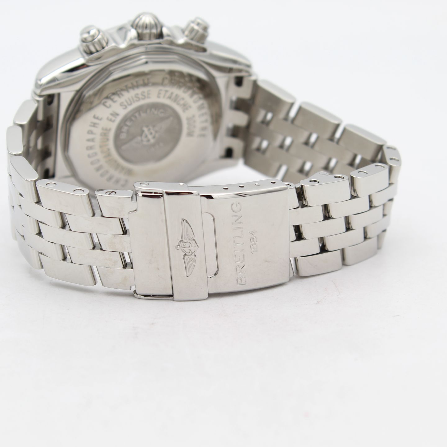 Breitling Chronomat Evolution A13356 (Unknown (random serial)) - Black dial 48 mm Steel case (5/8)