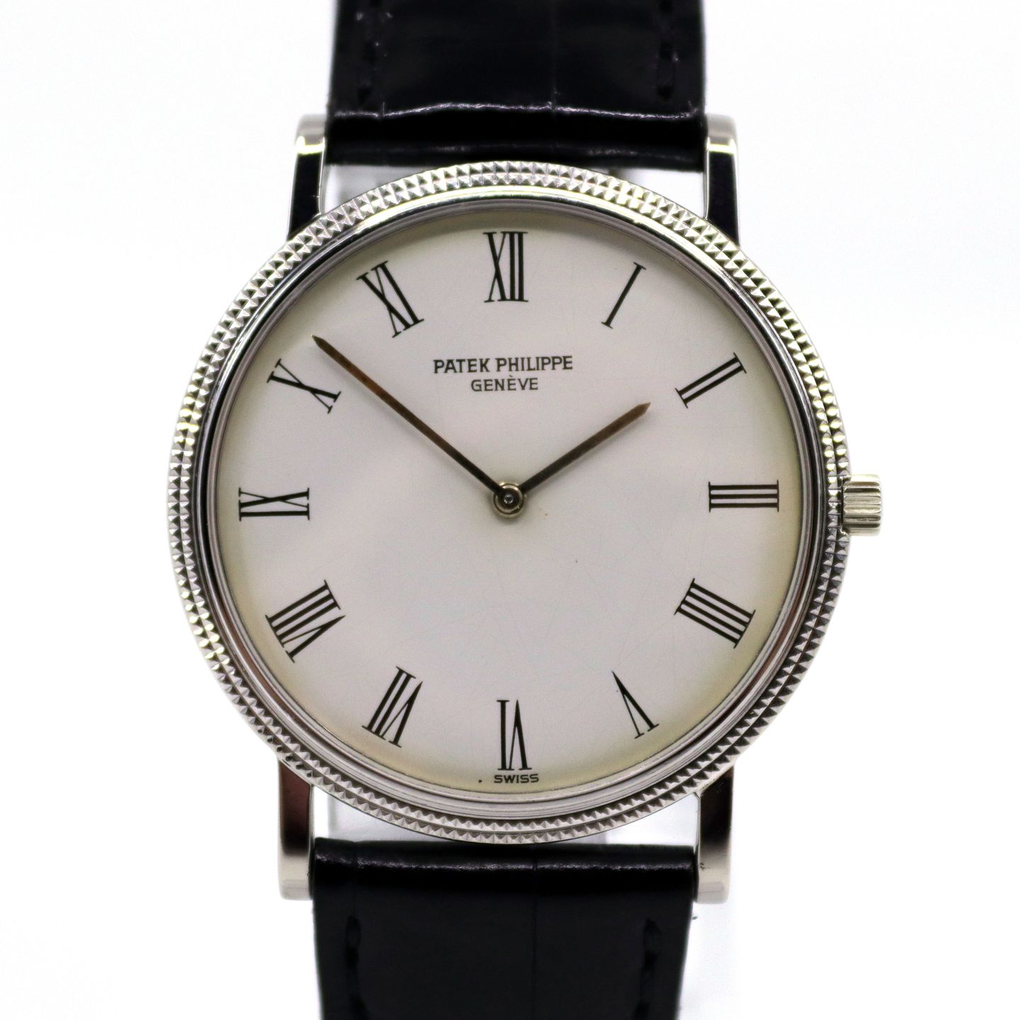 Patek Philippe Calatrava 3520/00D (1979) - Wit wijzerplaat 33mm Witgoud (3/8)