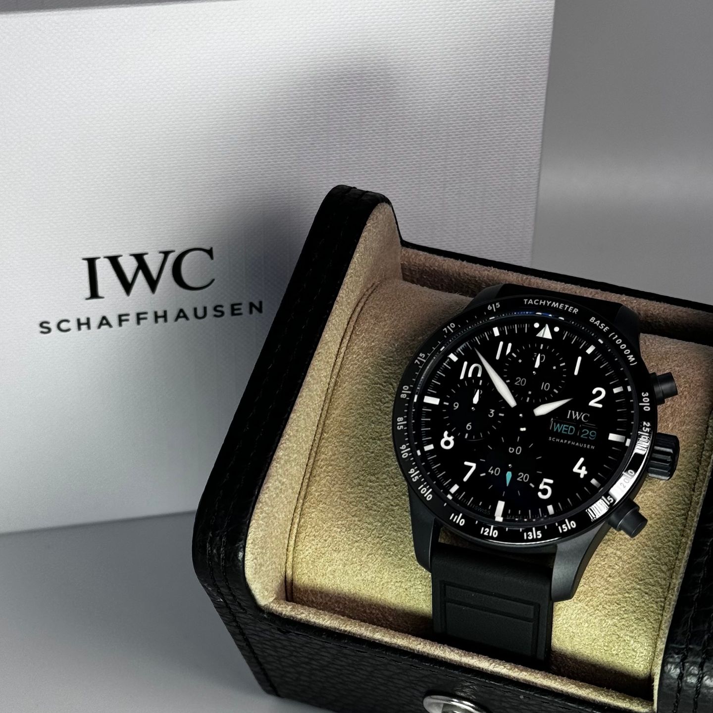 IWC Pilot Chronograph IW388306 (2024) - Black dial 43 mm Ceramic case (1/6)