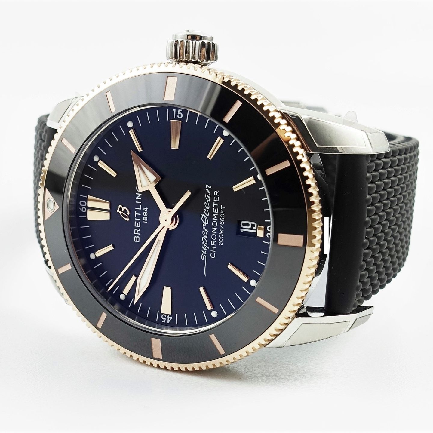 Breitling Superocean Heritage UB2030121B1S1 (2024) - Zwart wijzerplaat 44mm Staal (4/8)