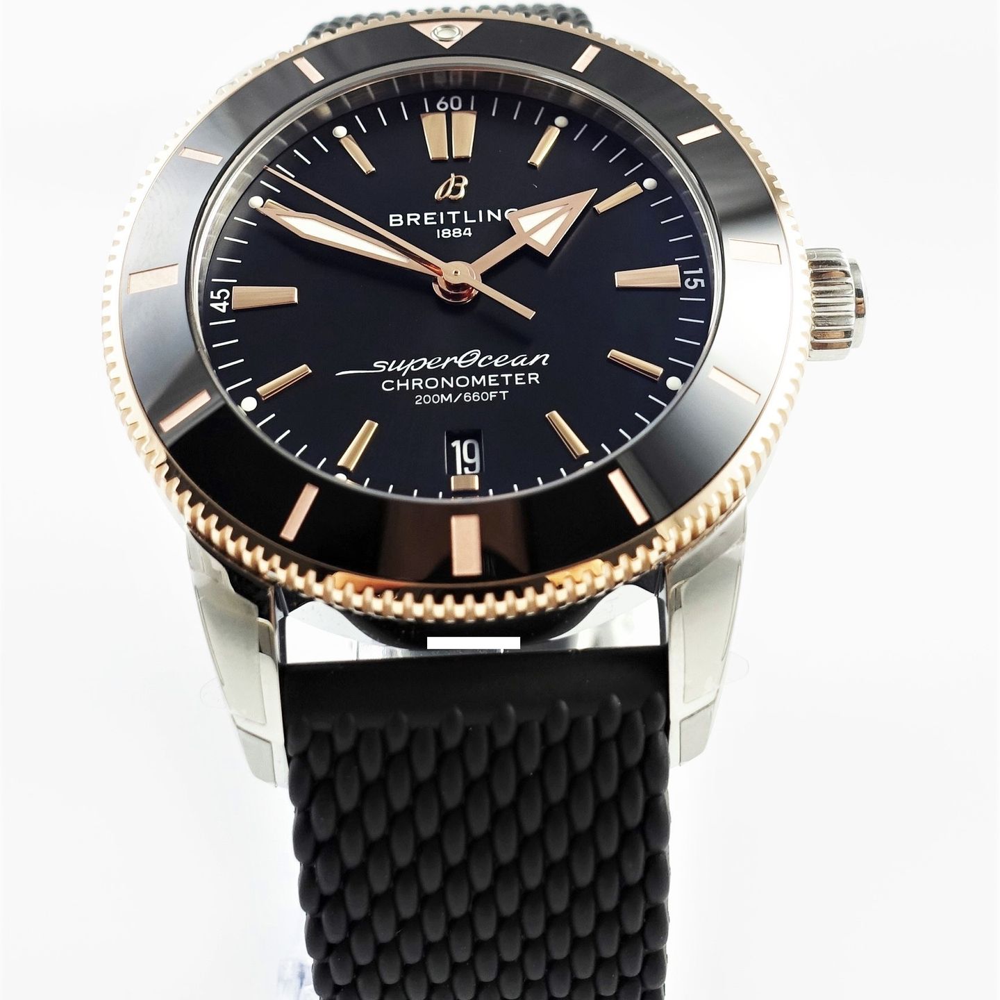 Breitling Superocean Heritage UB2030121B1S1 (2024) - Zwart wijzerplaat 44mm Staal (2/8)