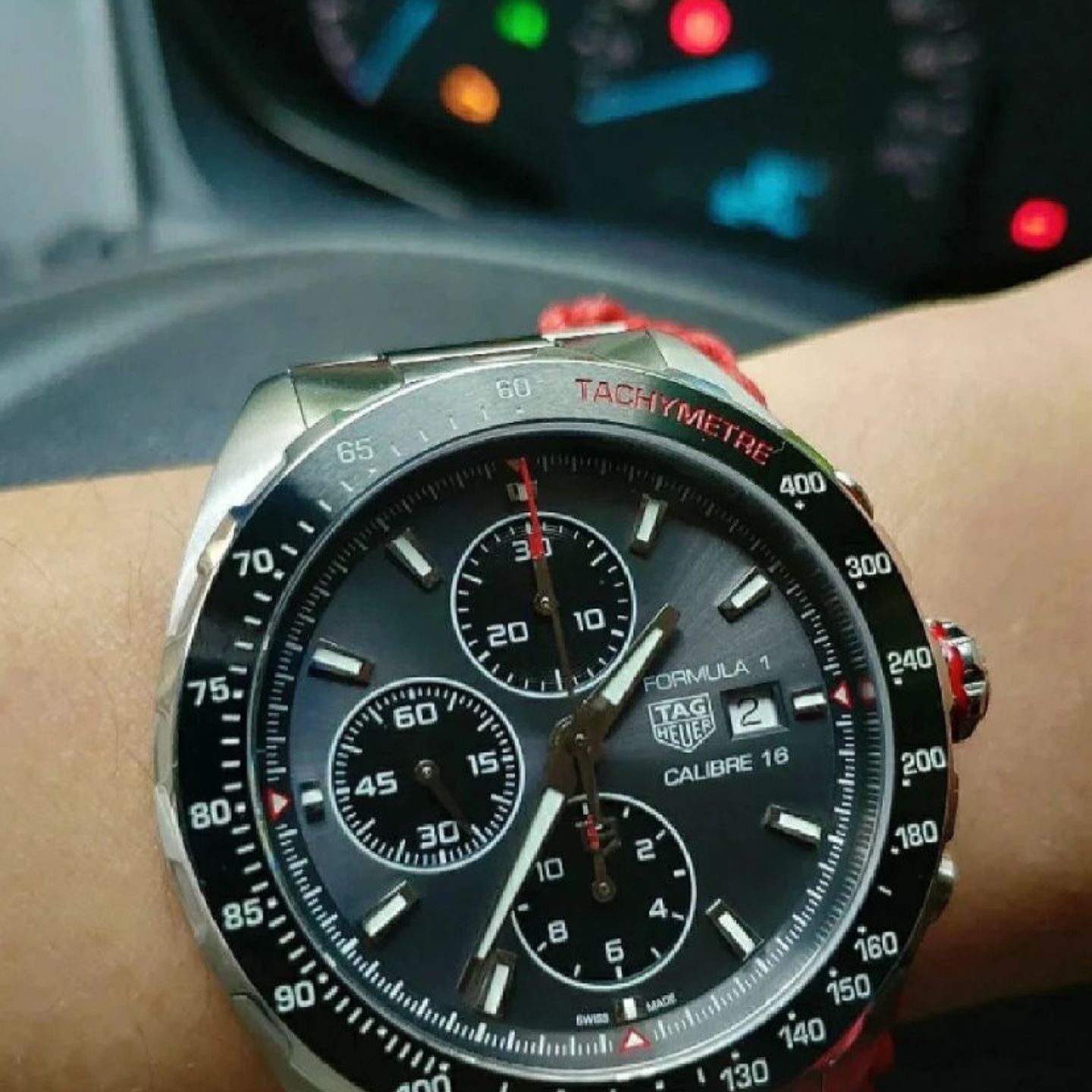 TAG Heuer Formula 1 Calibre 16 CAZ2012.BA0970 (2023) - Grey dial 44 mm Steel case (2/2)