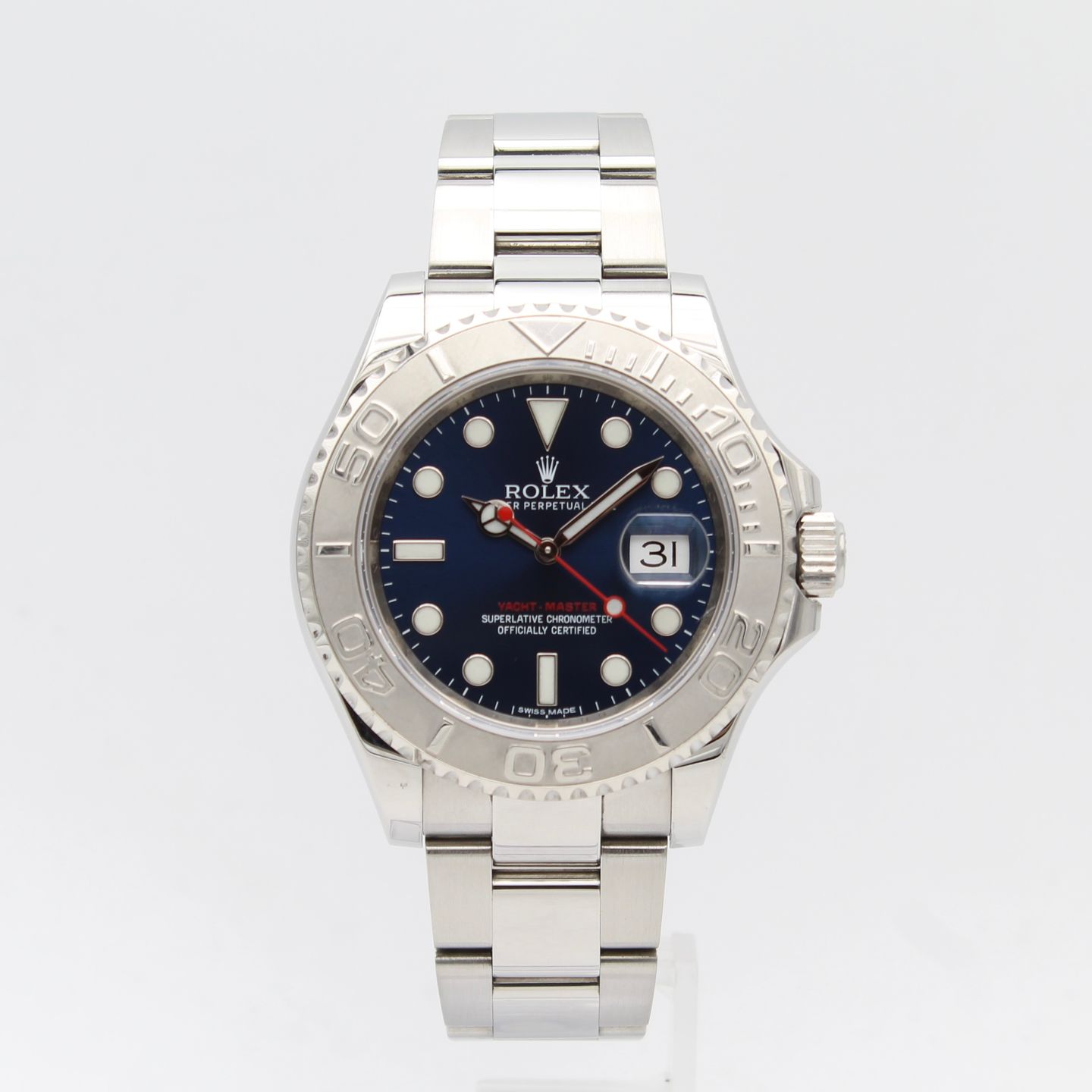 Rolex Yacht-Master 40 116622 (2013) - Blauw wijzerplaat 40mm Staal (1/8)