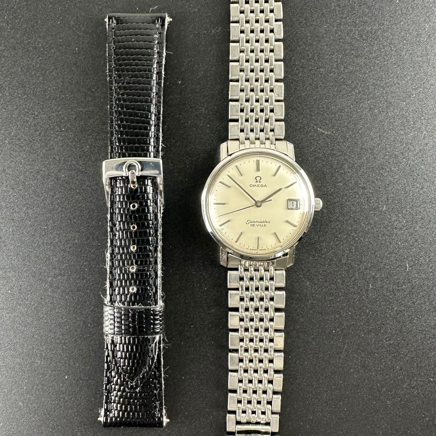 Omega Seamaster 136.010 (1968) - Wit wijzerplaat 34mm Staal (3/8)