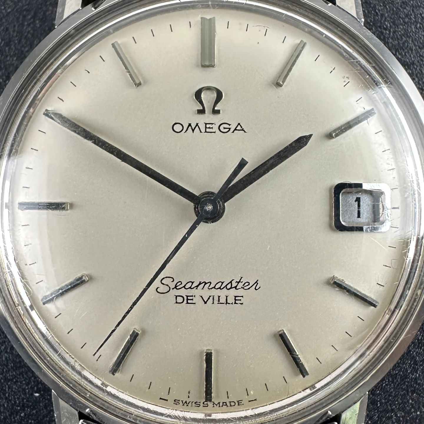 Omega Seamaster 136.010 (1968) - Wit wijzerplaat 34mm Staal (8/8)