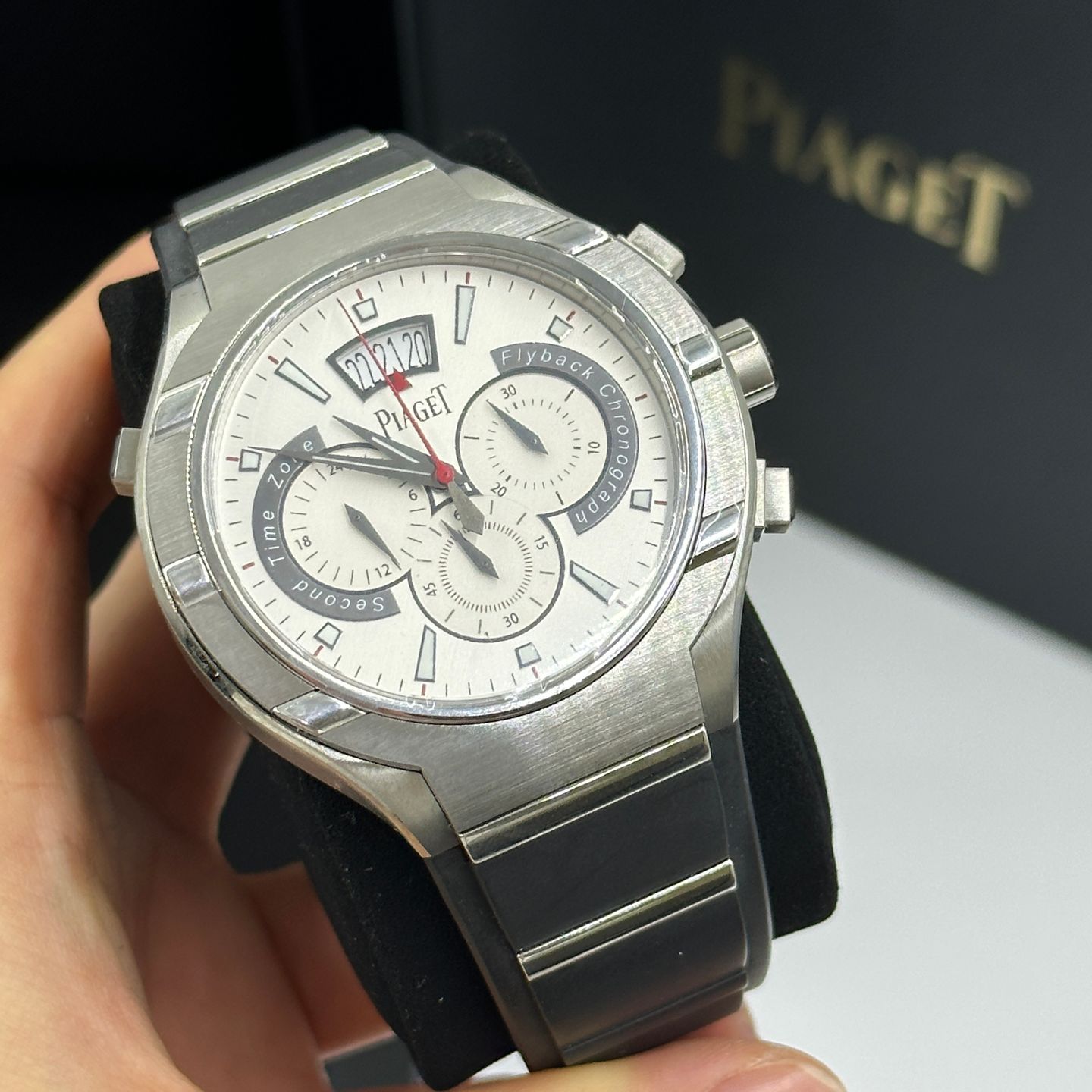 Piaget Polo FortyFive G0A34001 (2022) - Zilver wijzerplaat Onbekend Titanium (4/8)