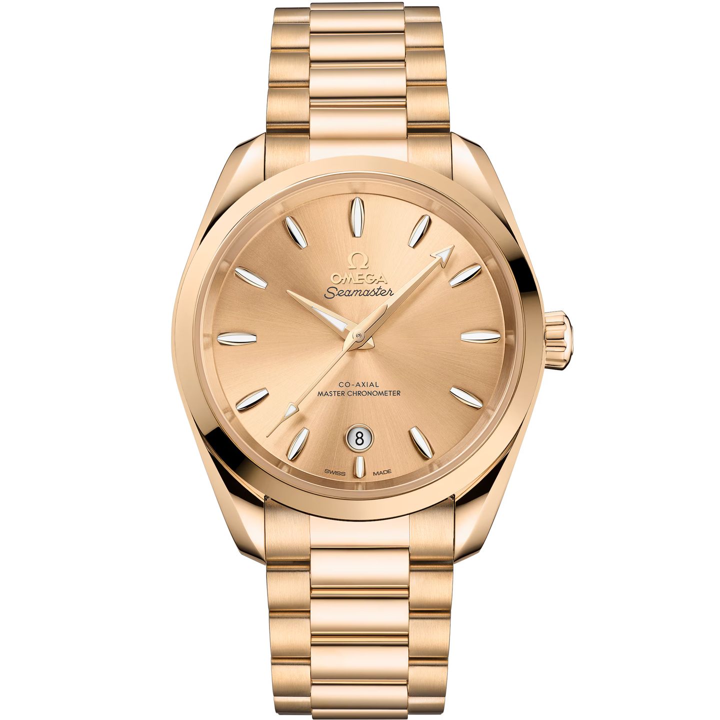 Omega Seamaster Aqua Terra 220.50.38.20.08.001 (2025) - Geel wijzerplaat 38mm Geelgoud (1/1)