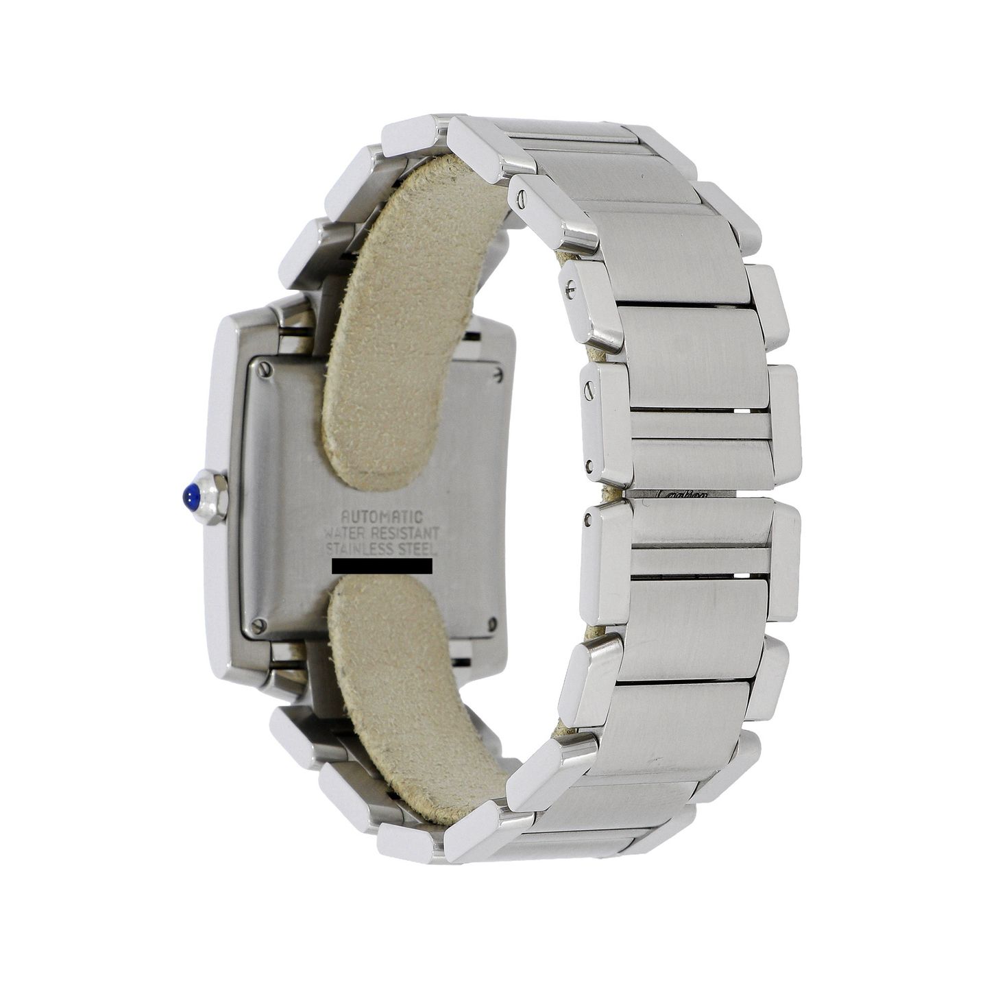 Cartier Tank Française W51002Q3 (2013) - Silver dial 28 mm Steel case (8/8)