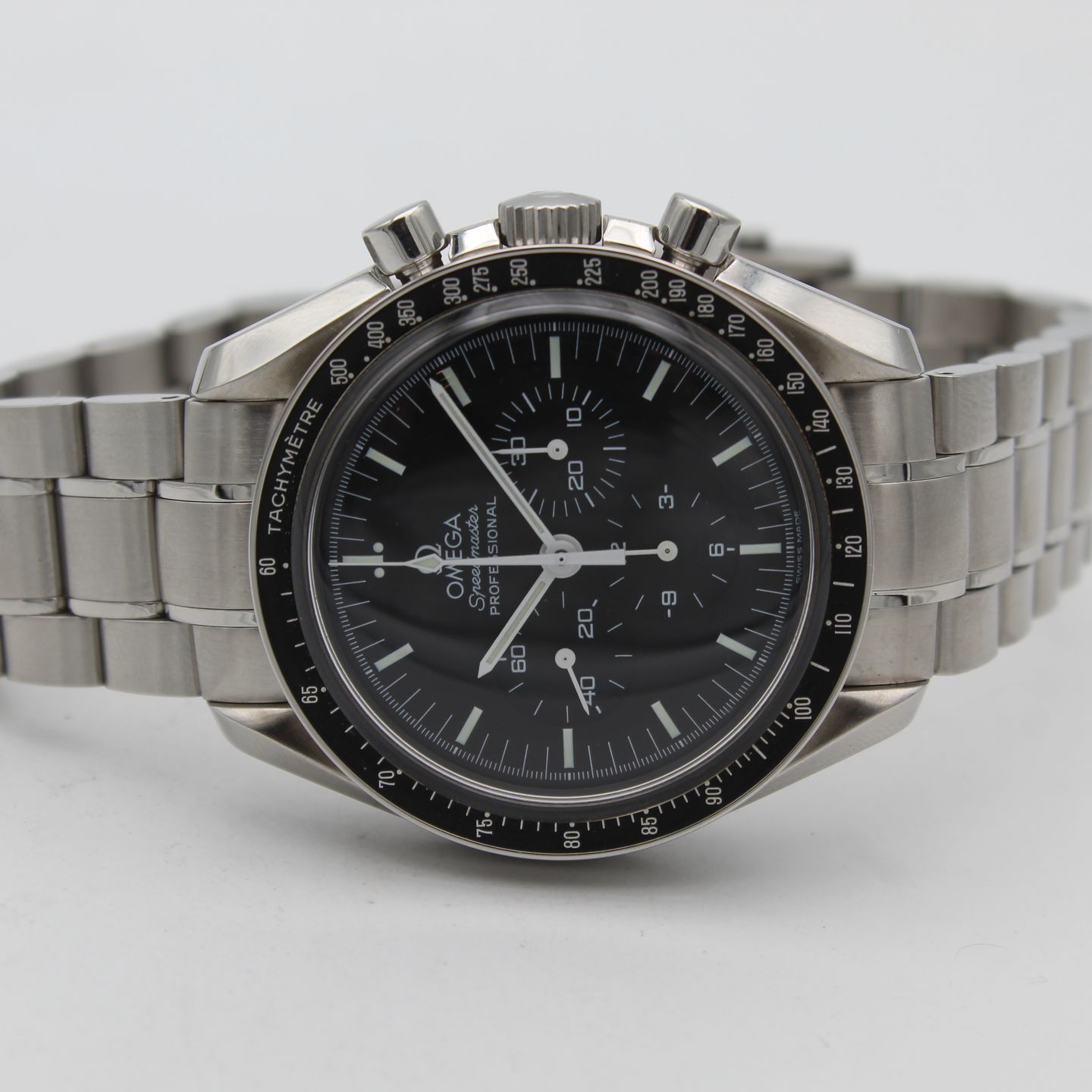 Omega Speedmaster Professional Moonwatch 3570.50.00 (2000) - Zwart wijzerplaat 42mm Staal (5/8)
