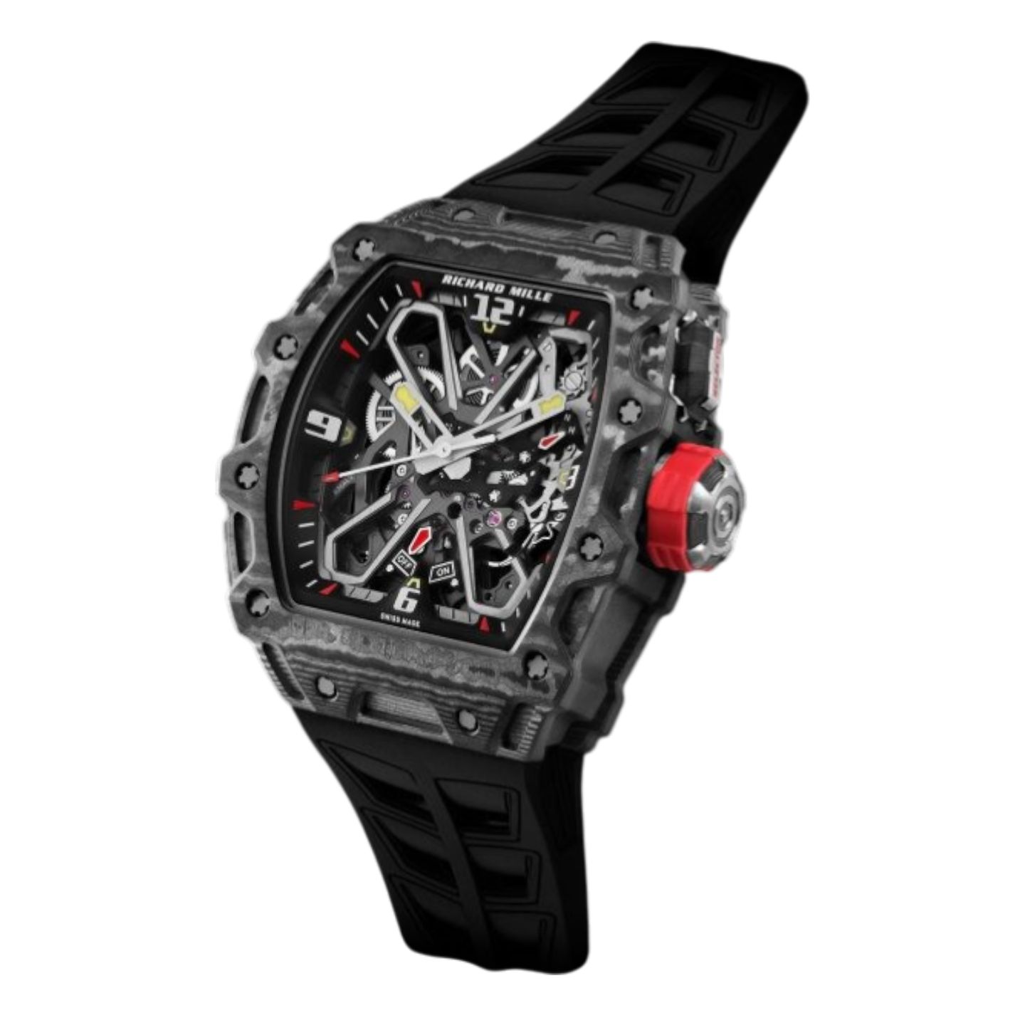 Richard Mille RM 035 RM35-03 (2024) - Transparant wijzerplaat 50mm Carbon (1/1)