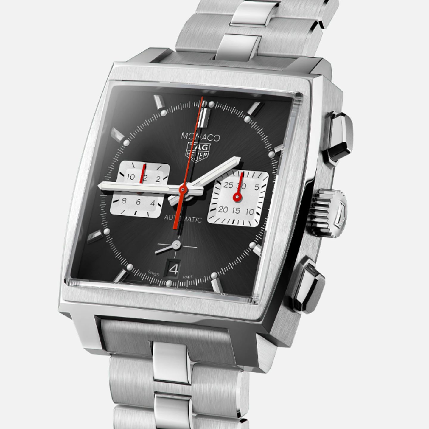 TAG Heuer Monaco CBL2113.BA0644 (2024) - Zwart wijzerplaat 39mm Staal (1/1)