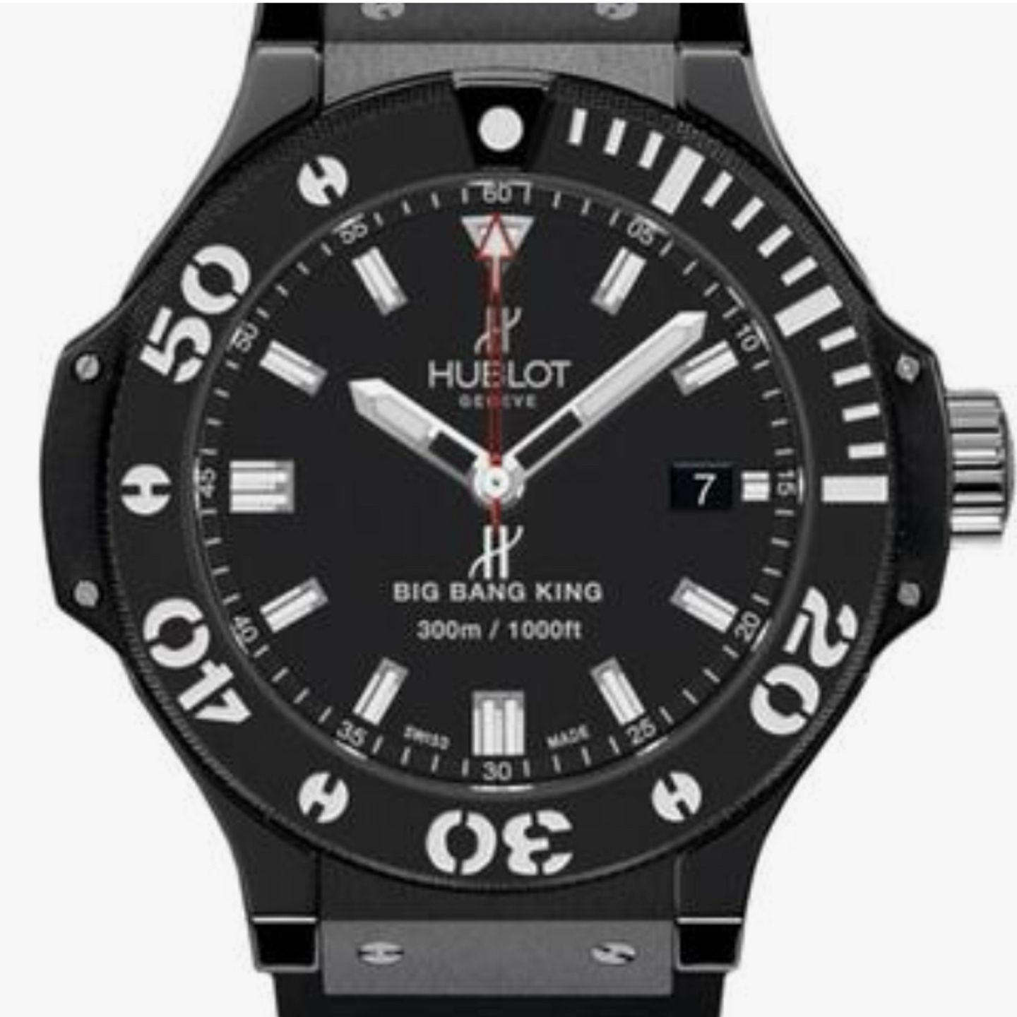 Hublot Big Bang King 312.CM.1120.RX (2022) - Zwart wijzerplaat 44mm Keramiek (1/1)