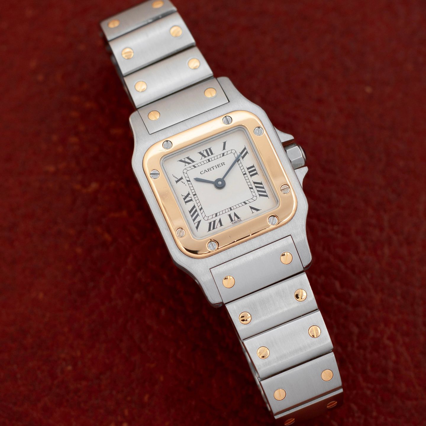 Cartier Santos Galbée 1057930 (Unknown (random serial)) - White dial 24 mm Steel case (3/8)