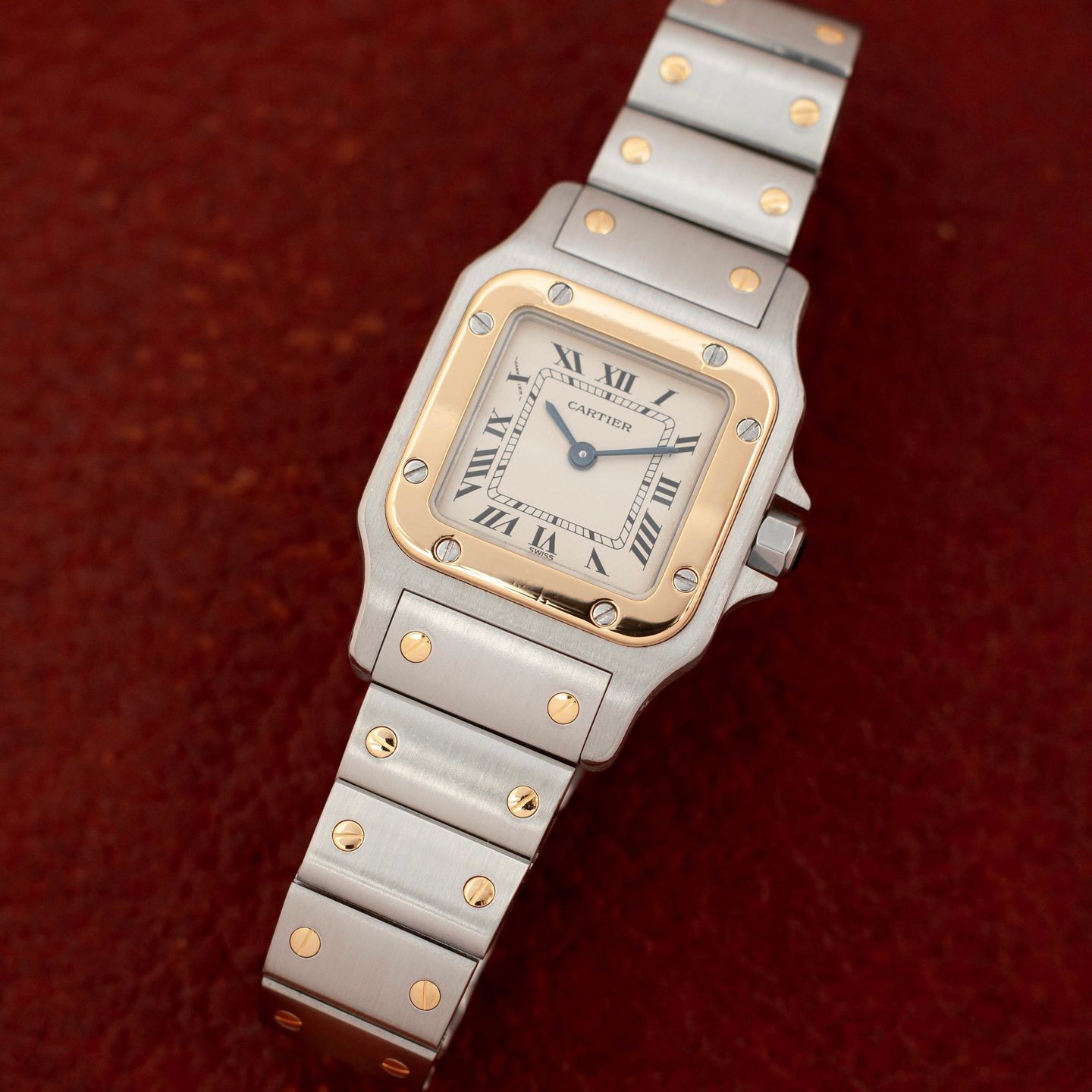 Cartier Santos Galbée 1057930 (Unknown (random serial)) - White dial 24 mm Steel case (2/8)