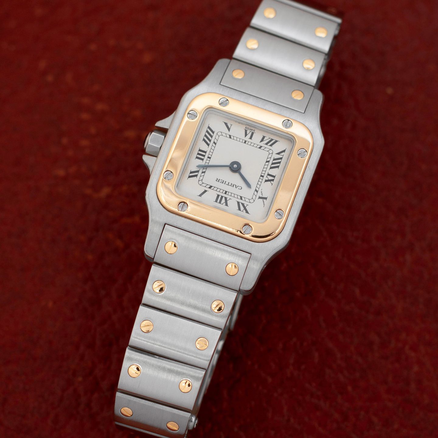 Cartier Santos Galbée 1057930 (Unknown (random serial)) - White dial 24 mm Steel case (5/8)