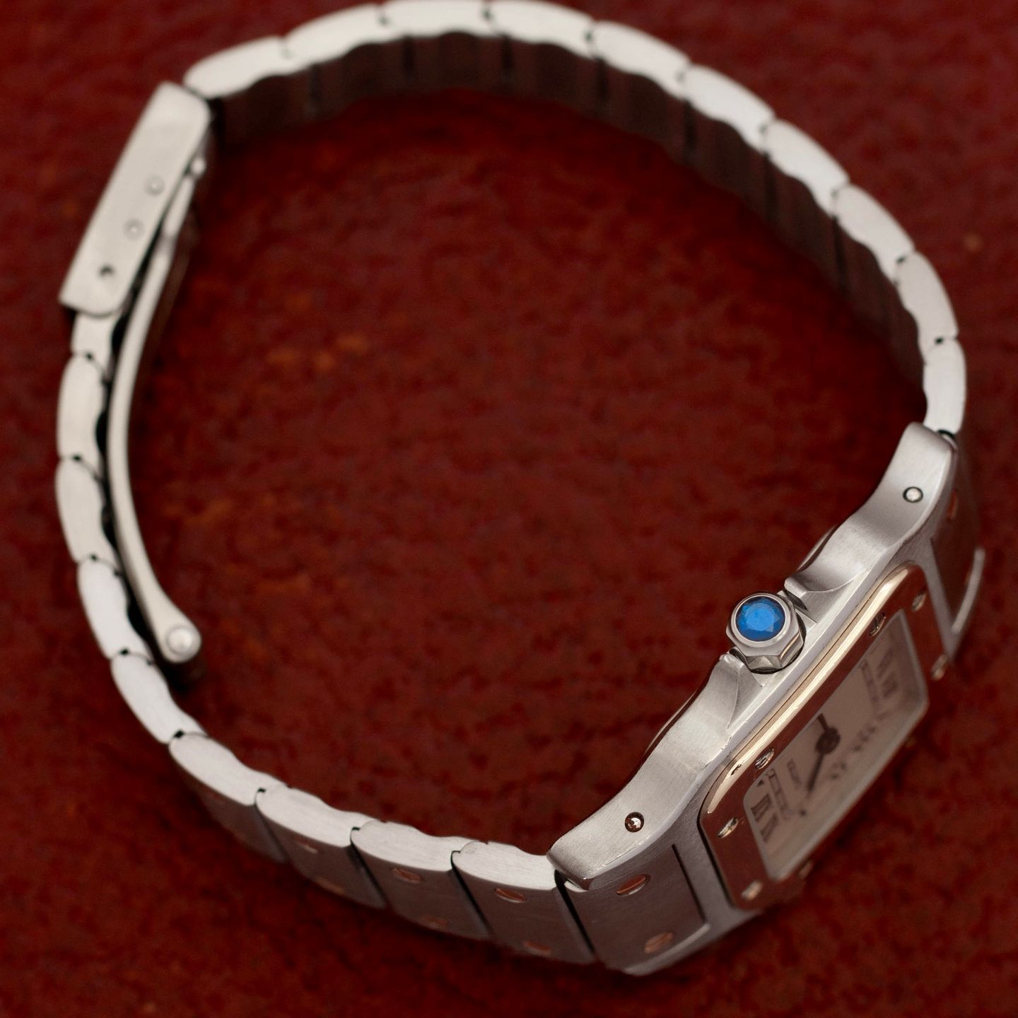 Cartier Santos Galbée 1057930 (Unknown (random serial)) - White dial 24 mm Steel case (4/8)