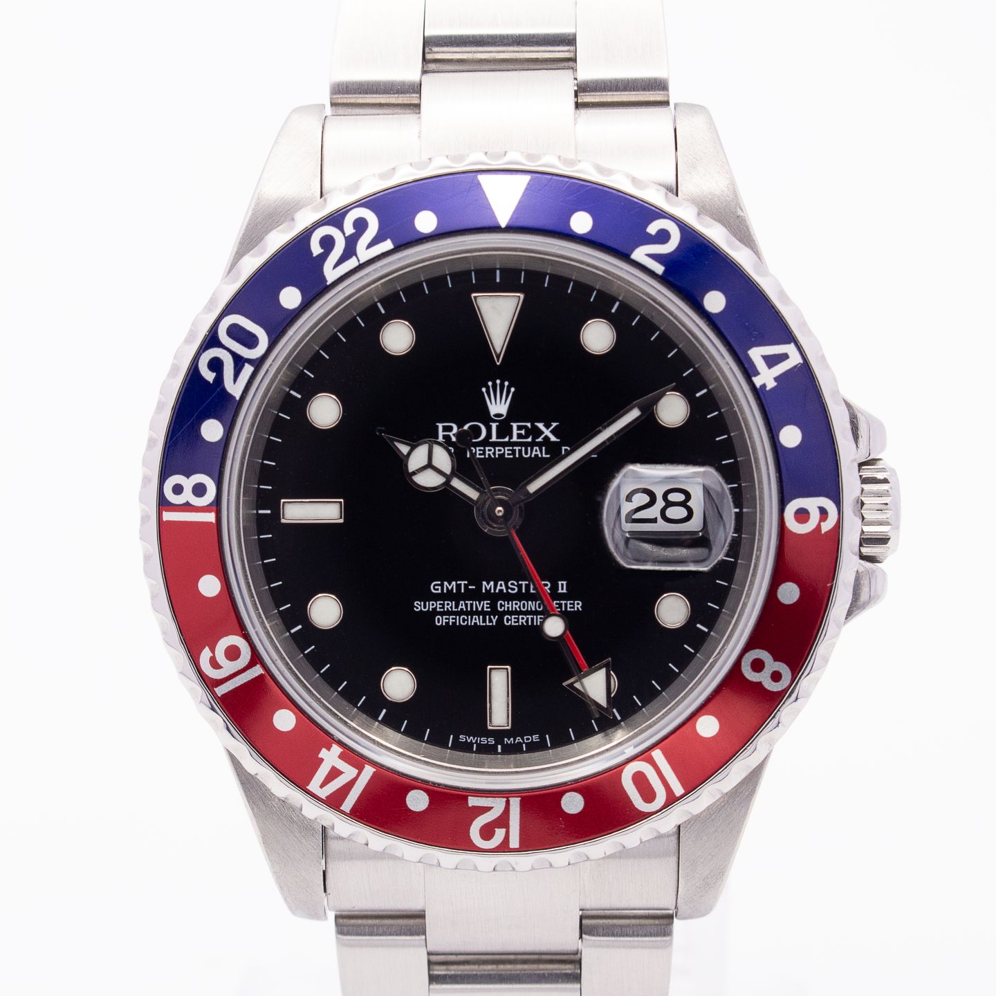 Rolex GMT-Master II 16710T (2006) - Black dial 40 mm Steel case (1/8)