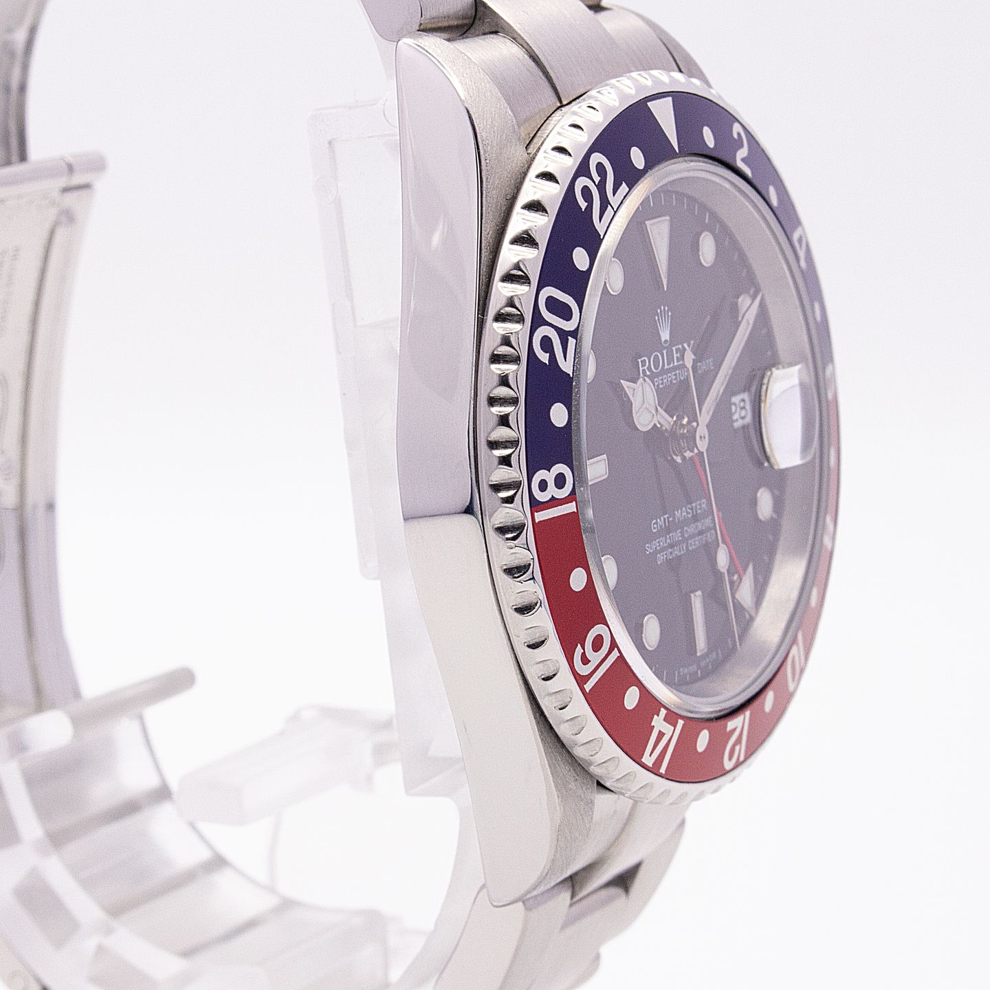 Rolex GMT-Master II 16710T (2006) - Black dial 40 mm Steel case (3/8)