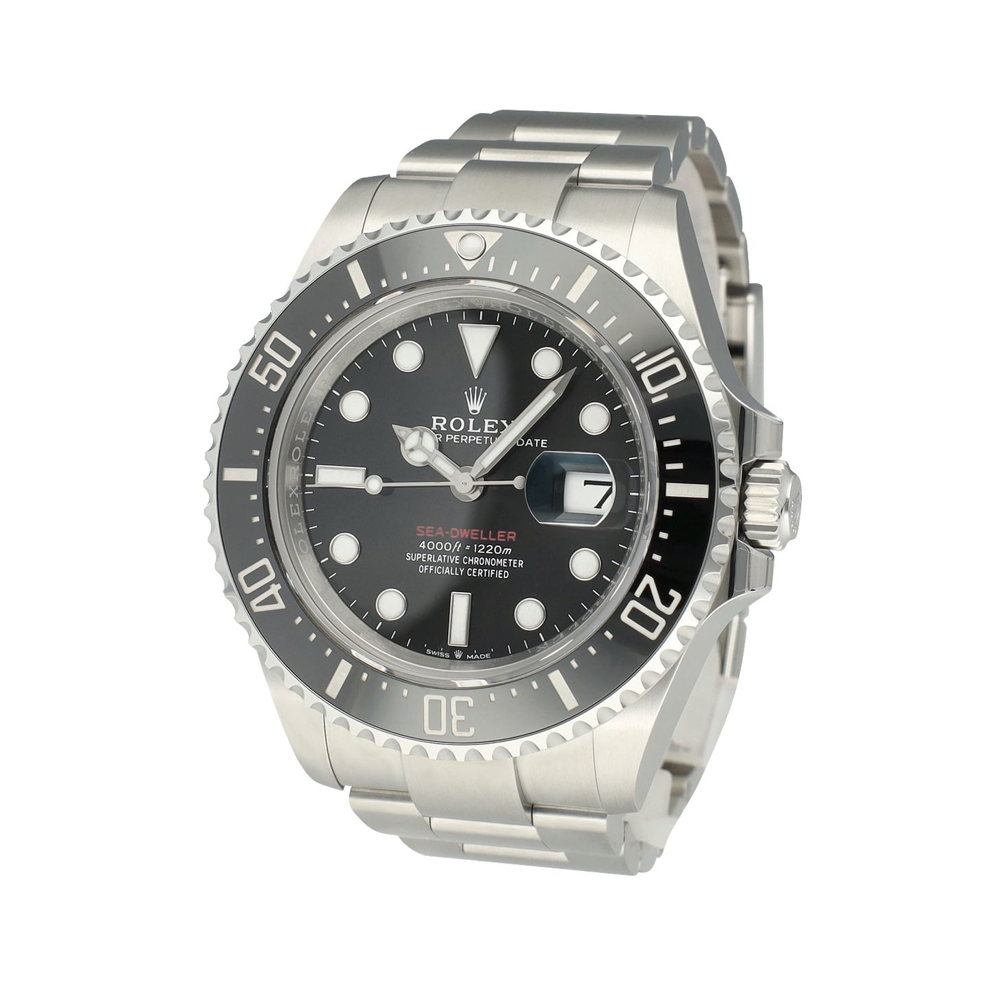 Rolex Sea-Dweller Deepsea 126660 (2024) - Zwart wijzerplaat 44mm Staal (3/8)