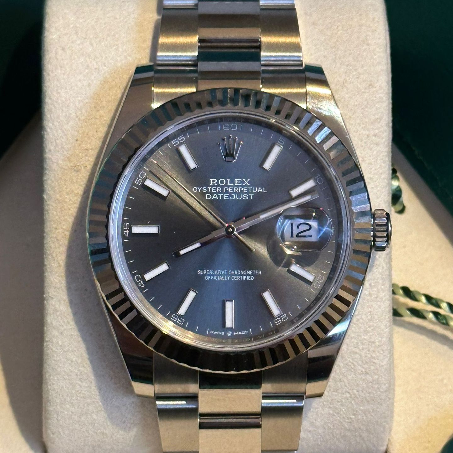 Rolex Datejust 41 126334 (2026) - Grey dial 41 mm Steel case (1/6)