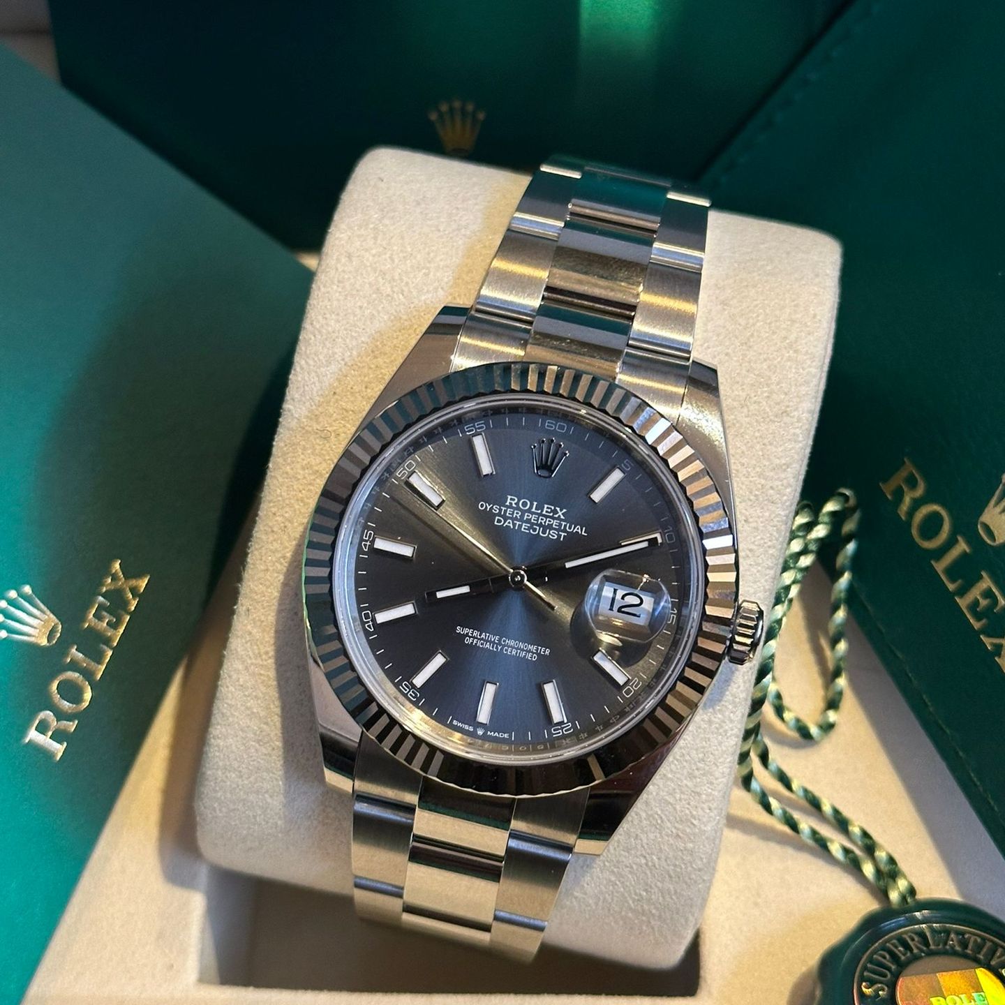 Rolex Datejust 41 126334 (2026) - Grey dial 41 mm Steel case (6/6)