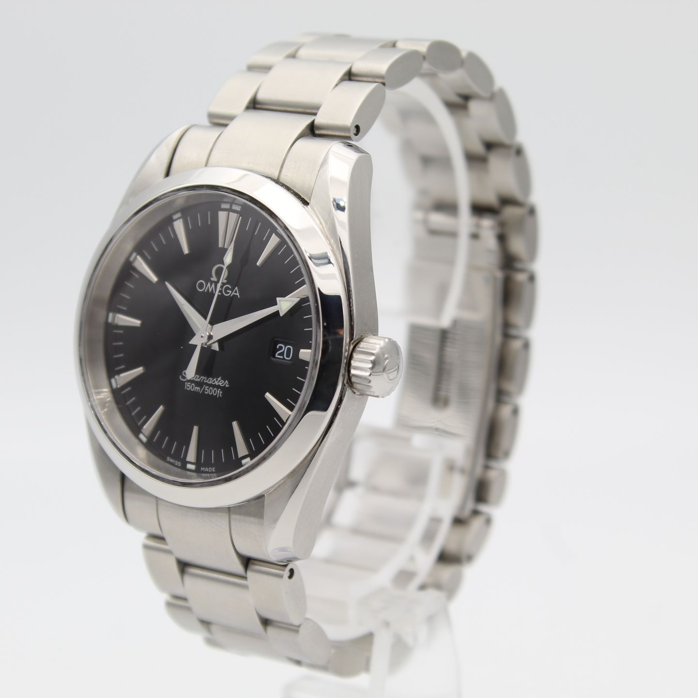 Omega Seamaster Aqua Terra 2518.50 (2000) - Zwart wijzerplaat 36mm Staal (5/8)