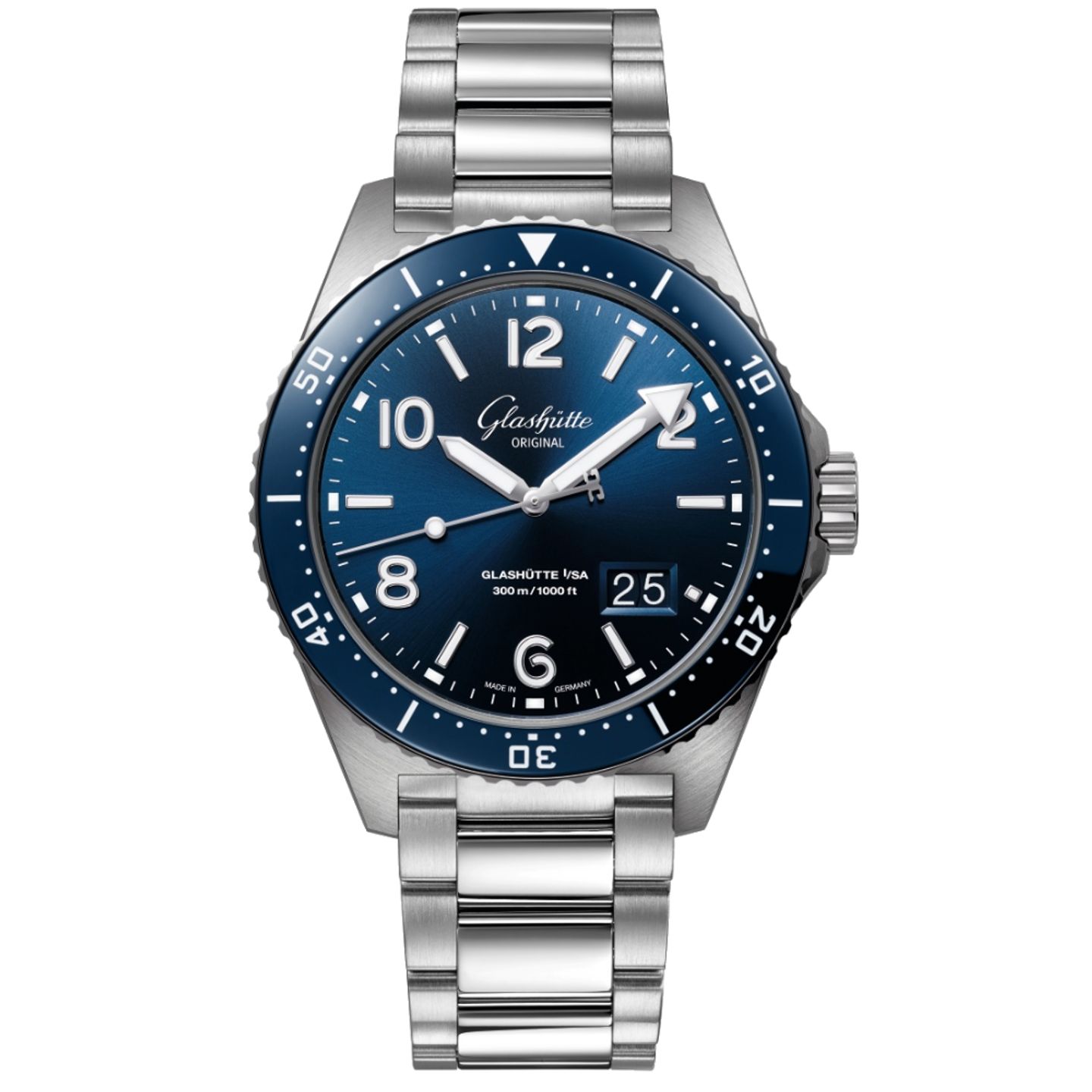 Glashütte Original SeaQ Panorama Date 1-36-13-02-81-70 (2026) - Blue dial 43 mm Steel case (1/1)