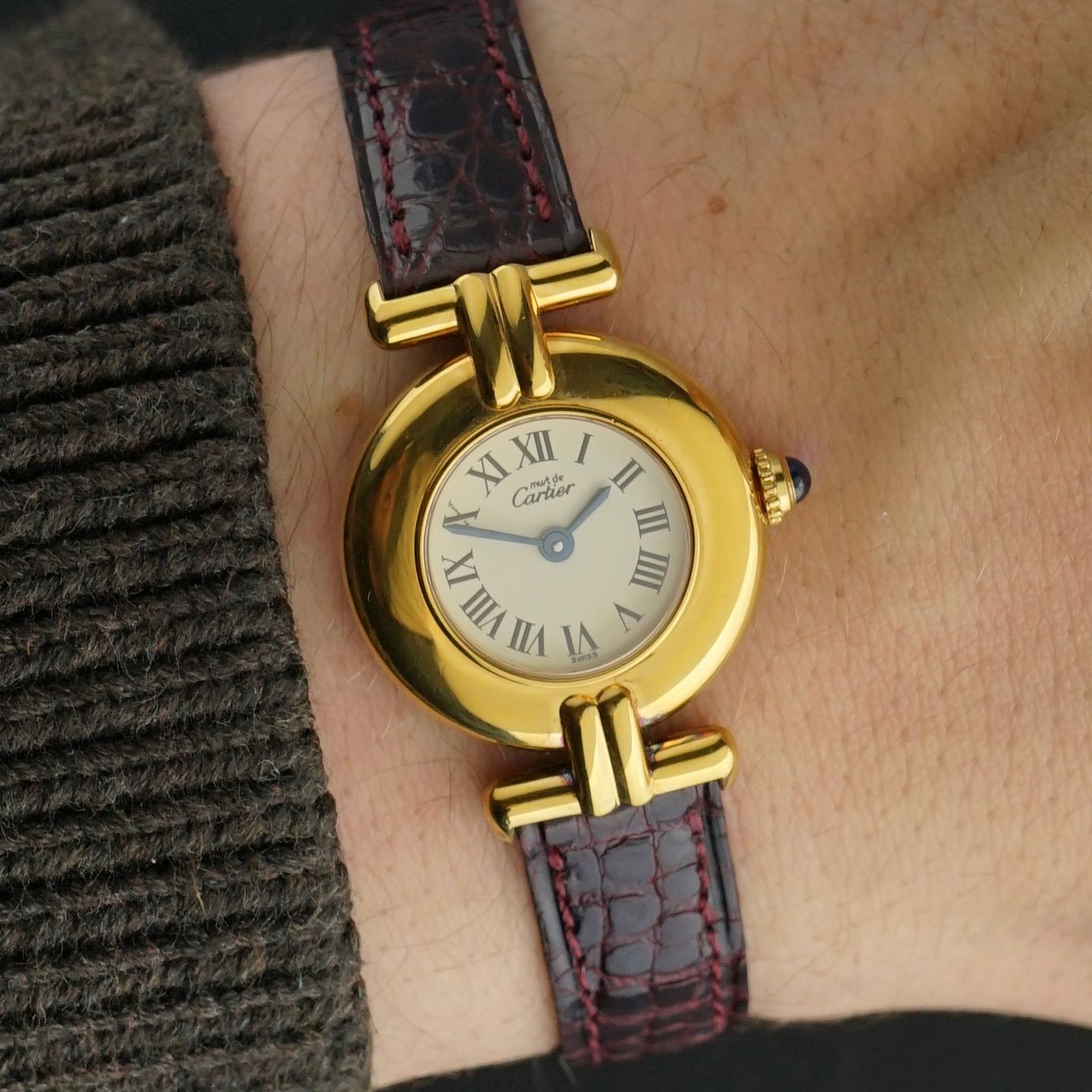 Cartier Vintage 590002 (1991) - White dial 24 mm Silver case (2/8)