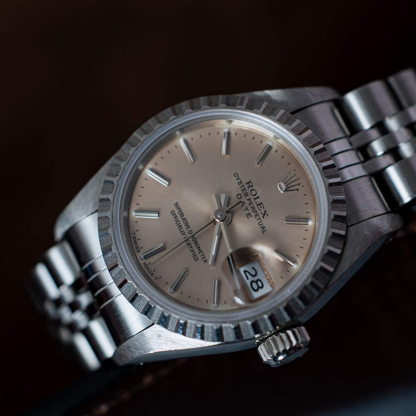 Rolex Oyster Perpetual Lady Date 69240 - (7/8)