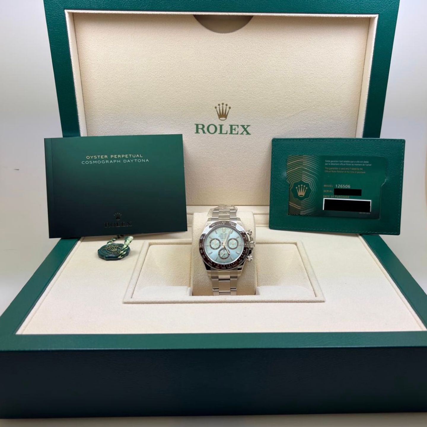 Rolex Daytona 126506 (2025) - Blue dial 40 mm Platinum case (5/5)